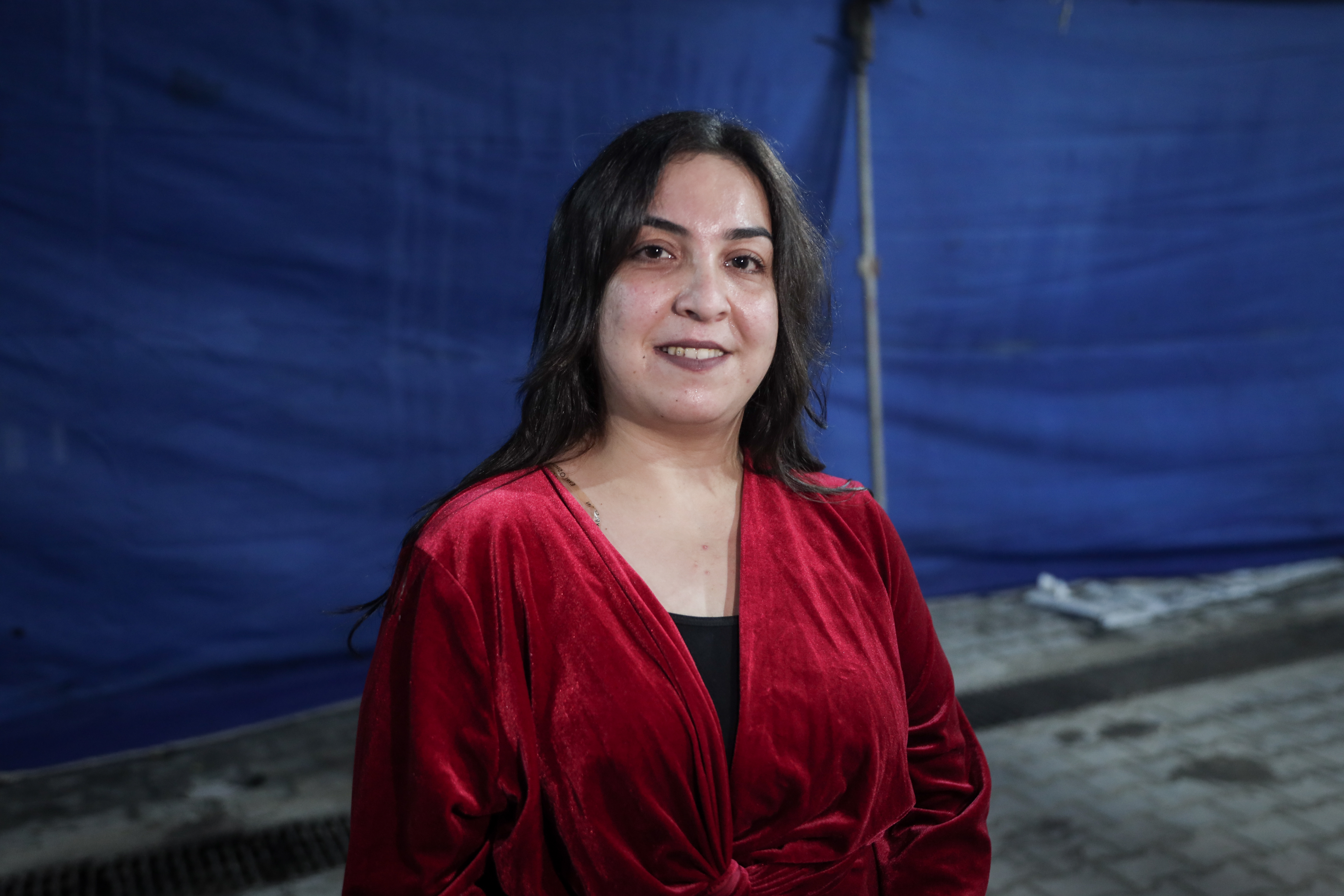 Janet Massat lives in the church with her parents and siblings and hopes the war won’t return so she can resume her work in psychology 