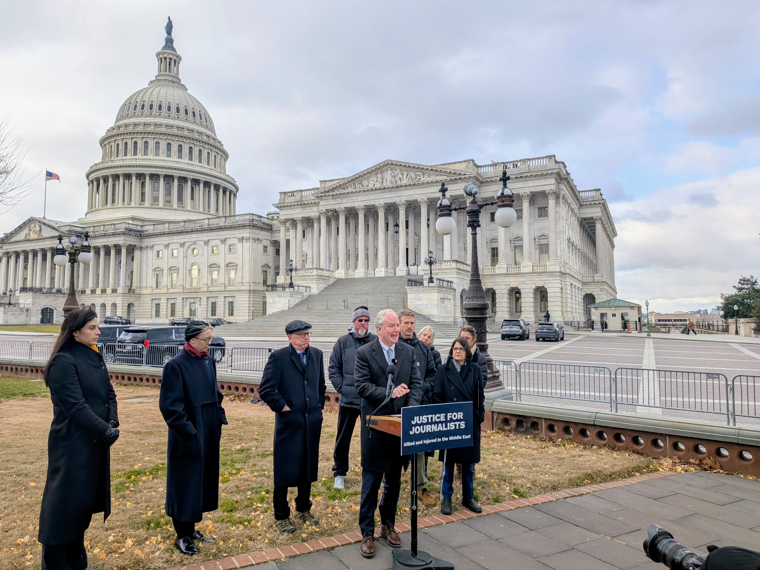 Van Hollen outside US Capitol