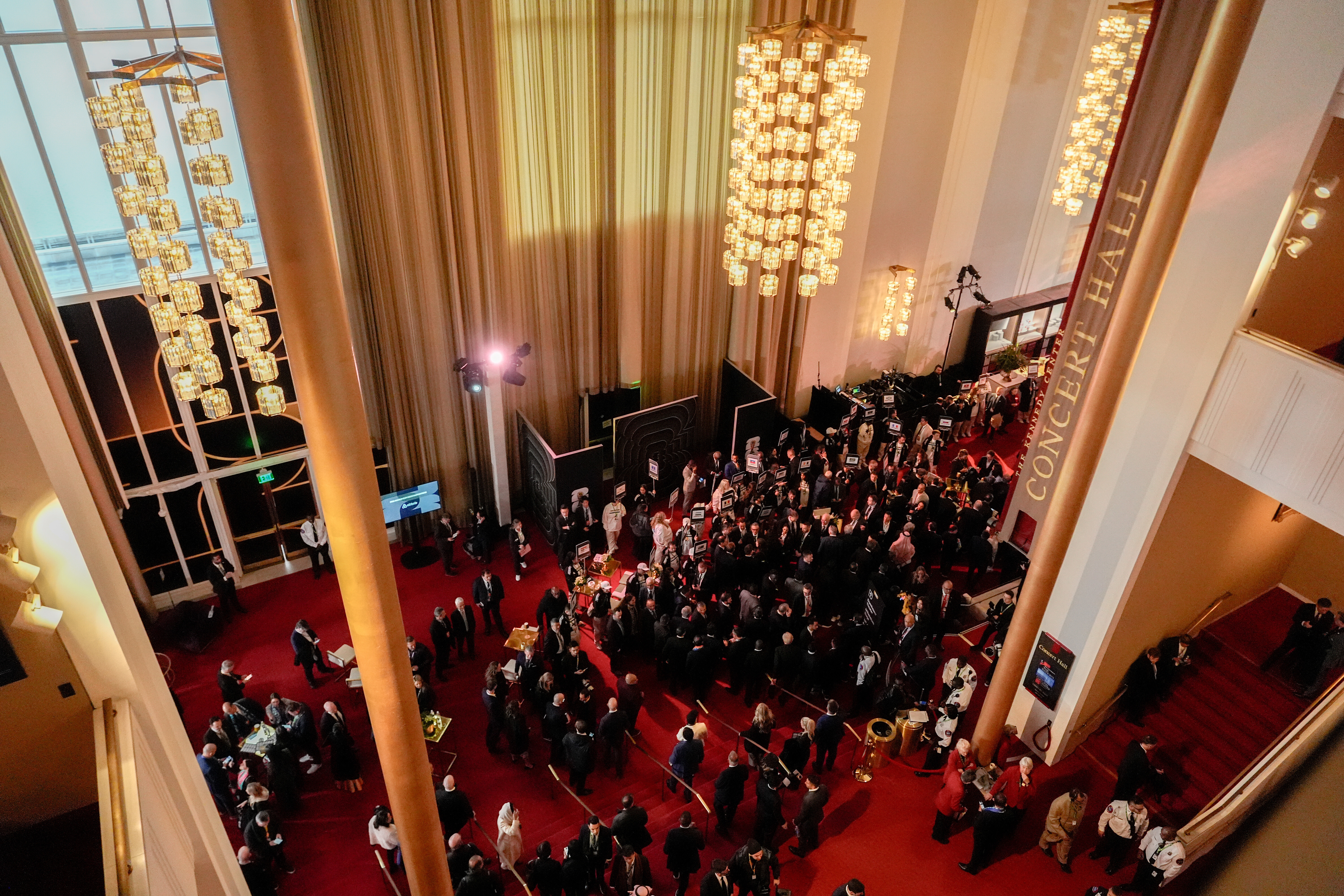 Aerial view of the Kennedy Center