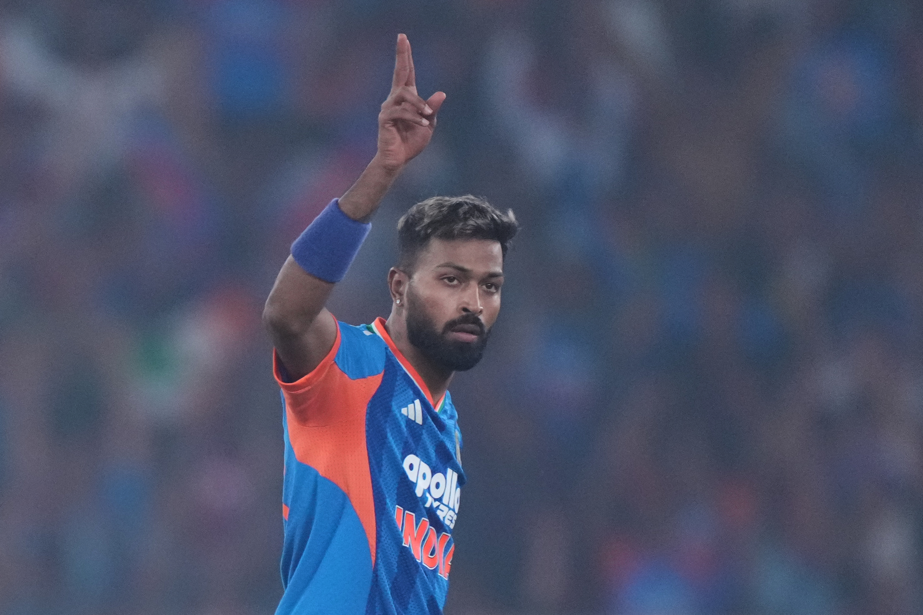 India's Hardik Pandya in T20 action against South Africa as World Cup prep continues