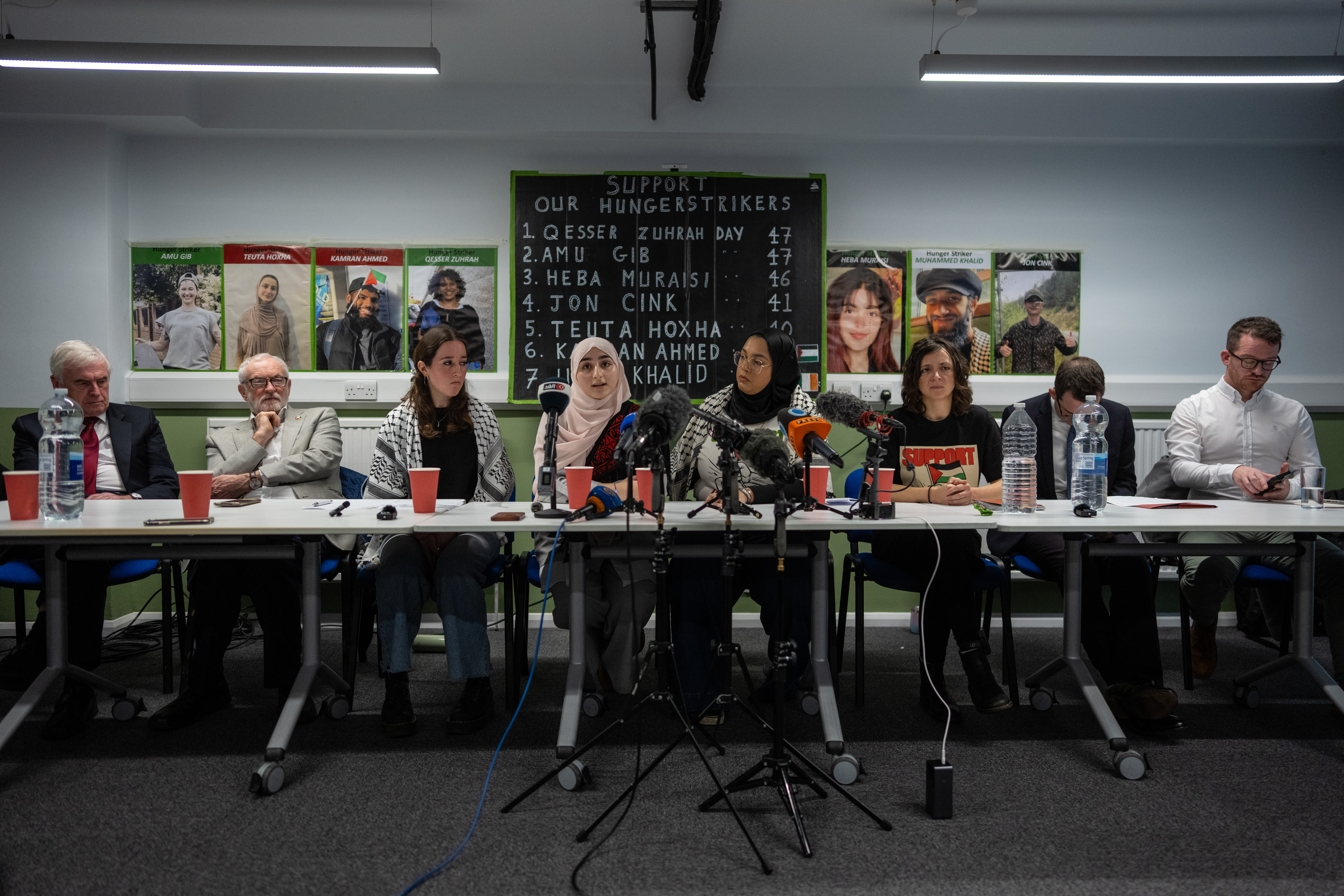 Family members of hunger striking Palestine Action members