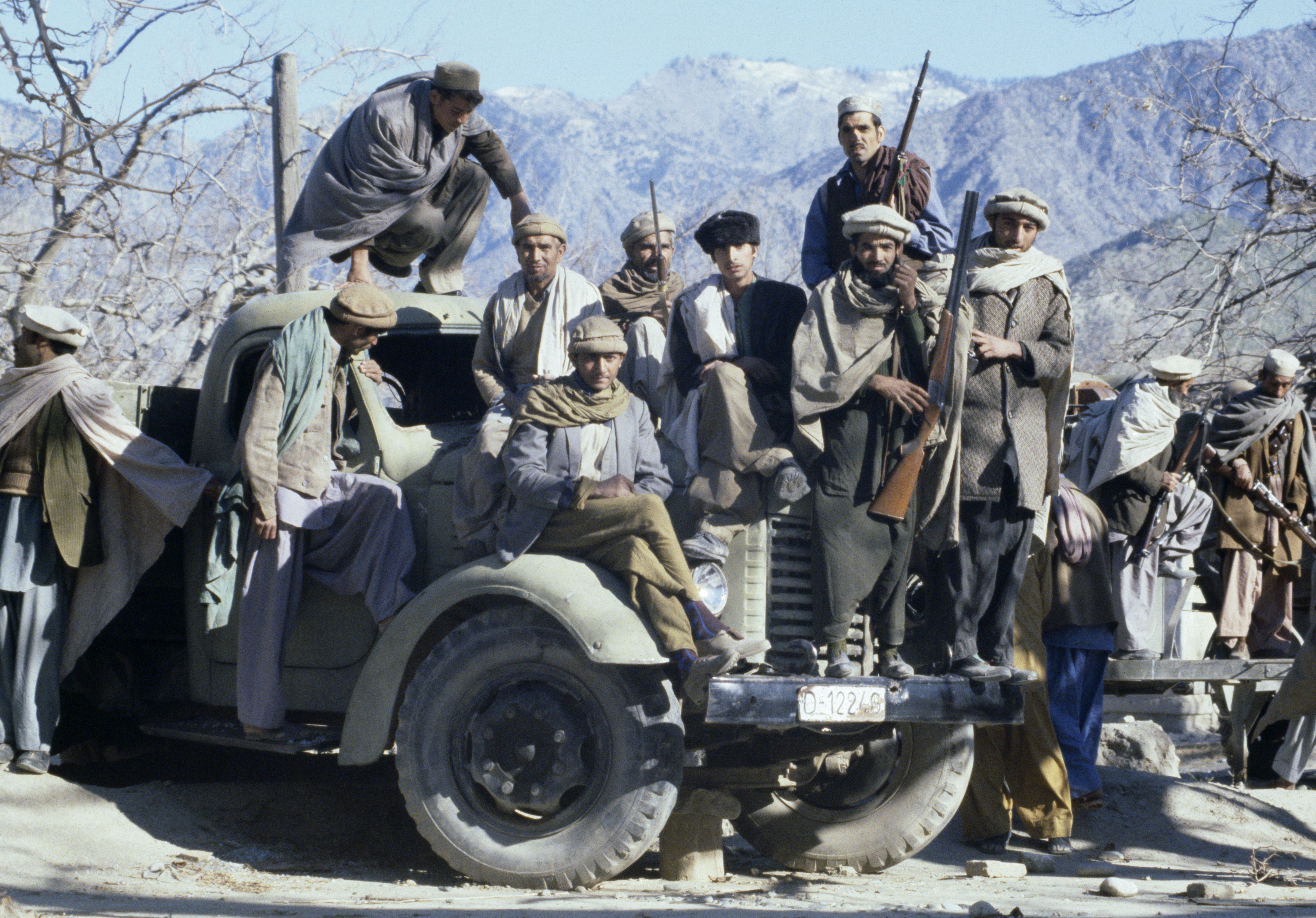 Afghan Mujahideen fought against the Soviet invasion of Afghanistan during the 1980s. The invasion started in December 25, 1979. | Location: Asmar, Kunar Province, Afghanistan. (Photo by Pascal Manoukian/Sygma/Sygma via Getty Images)