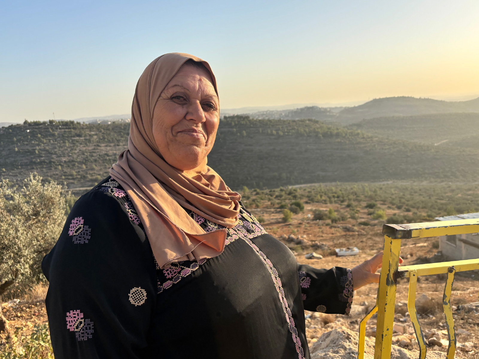 INTERACTIVE - Kifaha in front of wadi where she detonated explosive laid by Israelis-1764687204