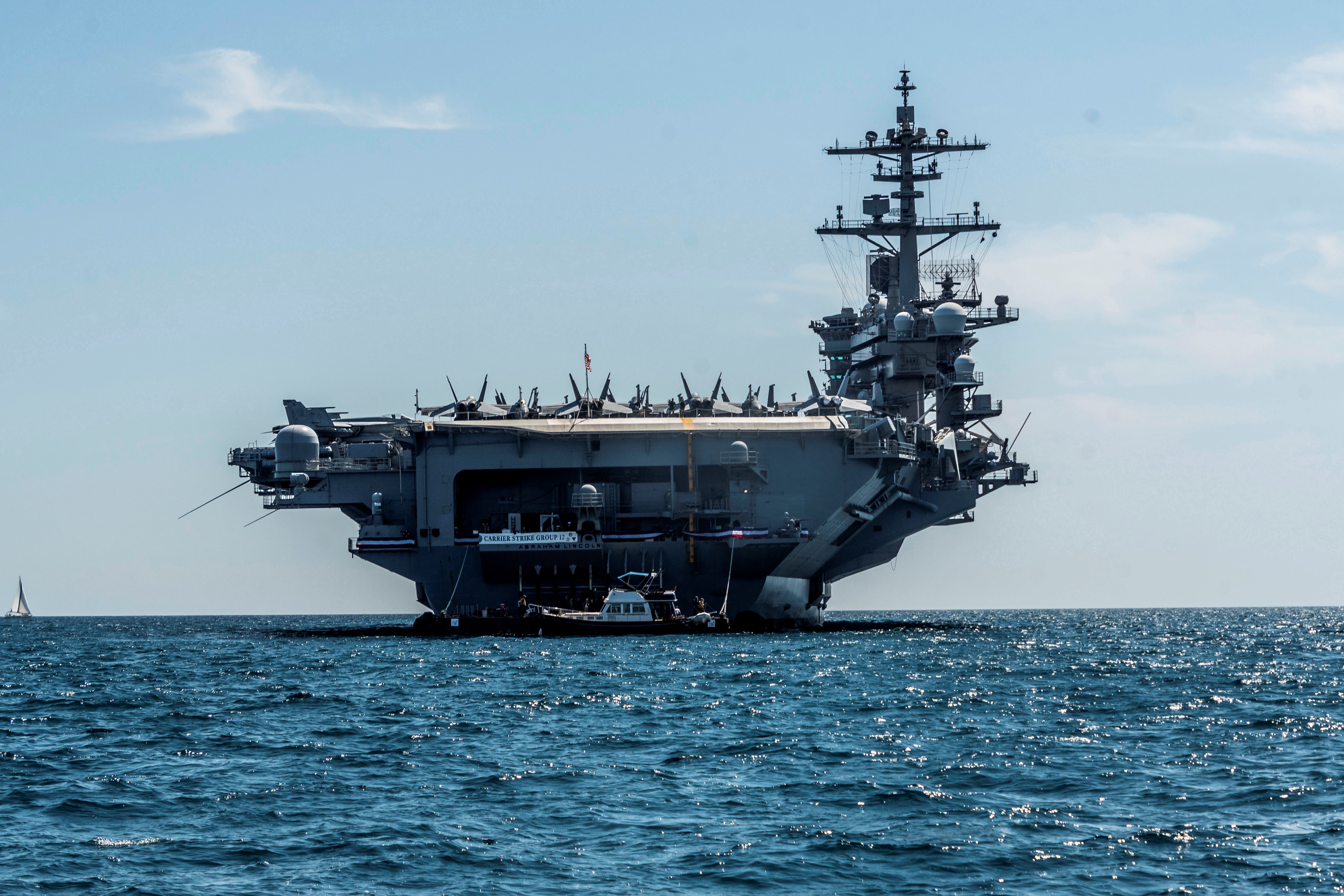 USS Abraham Lincoln aircraft carrier