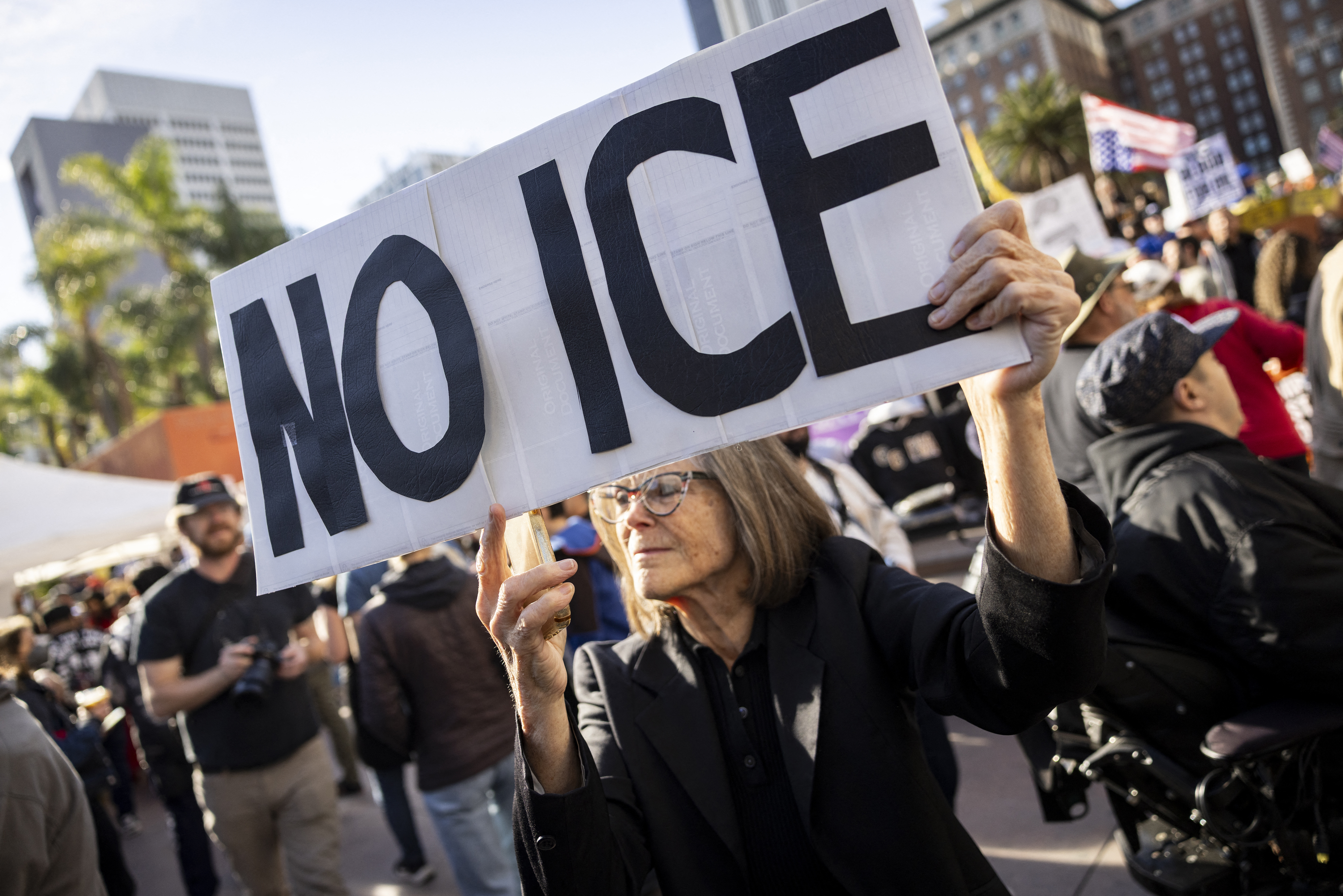 Rallies across US after woman shot and killed by immigration agent