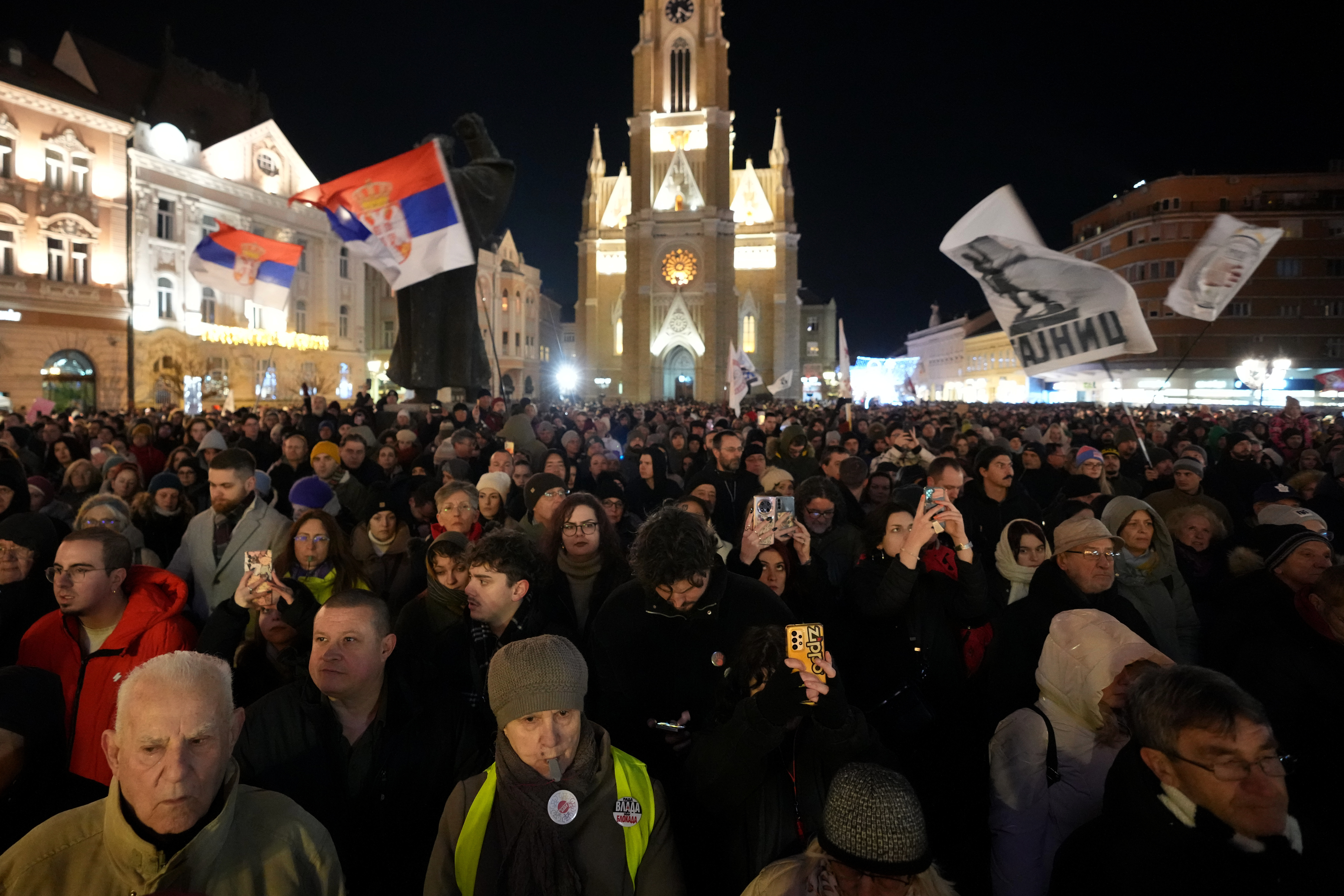 Serbia protest
