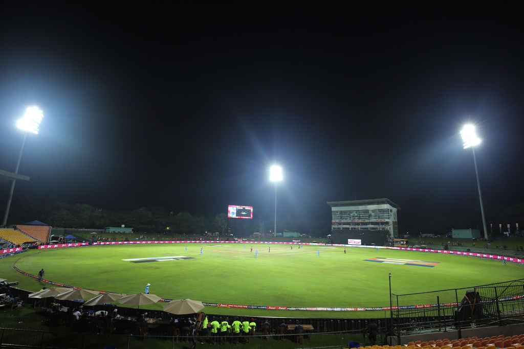 A general view of stadium during the Asia Cup Group A match between India and Nepal at Pallekele International Cricket Stadium