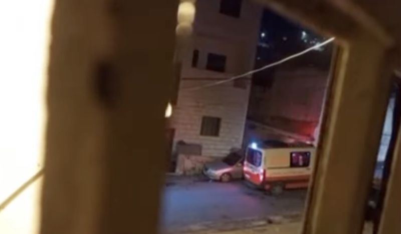 Ambulance in the city of Hebron