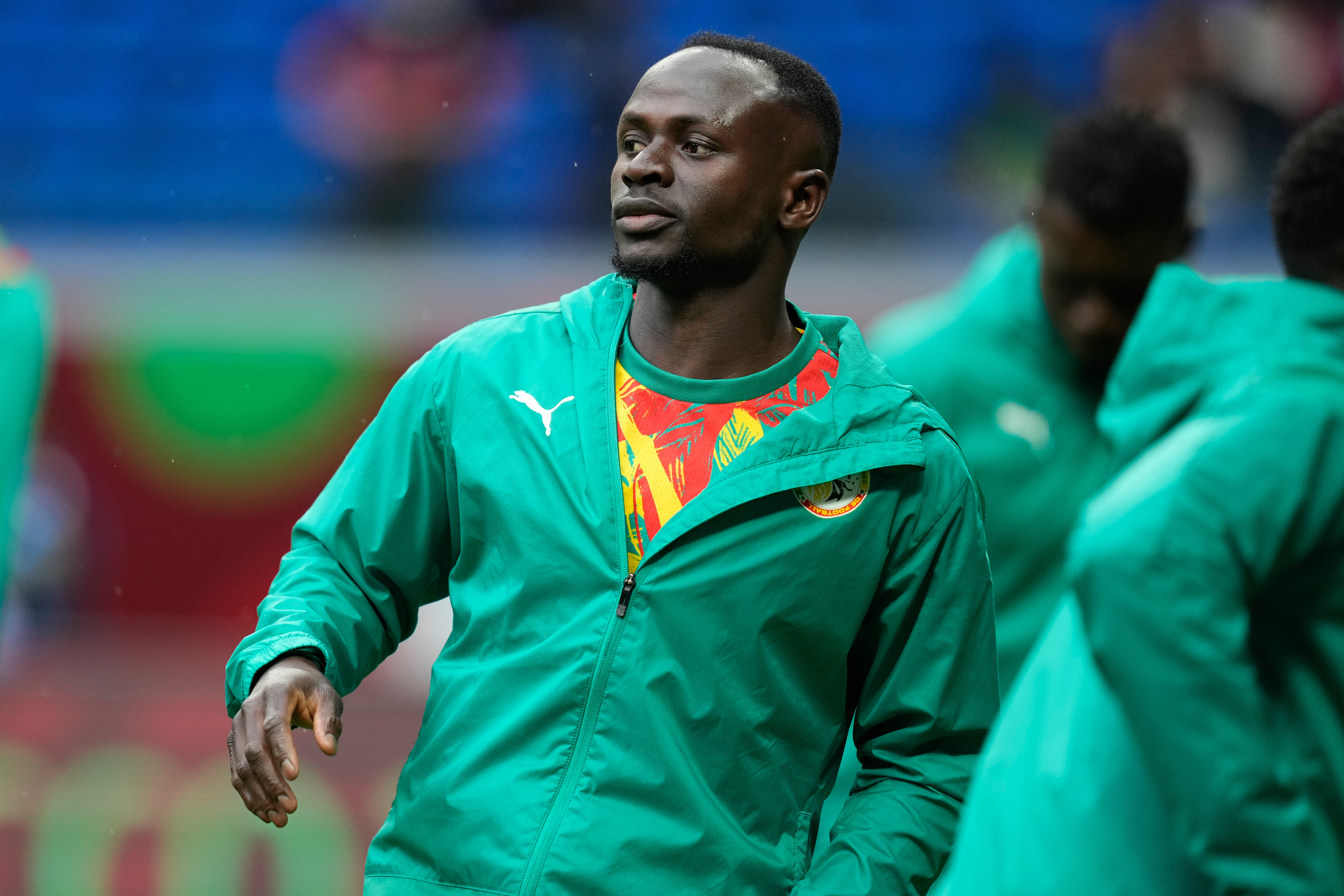 Senegal's Sadio Mane warms up for the Africa Cup of Nations best of 16 soccer match between Senegal and Sudan in Tangier, Morocco, Saturday, Jan. 3, 2026. (AP Photo/Mosa'ab Elshamy)