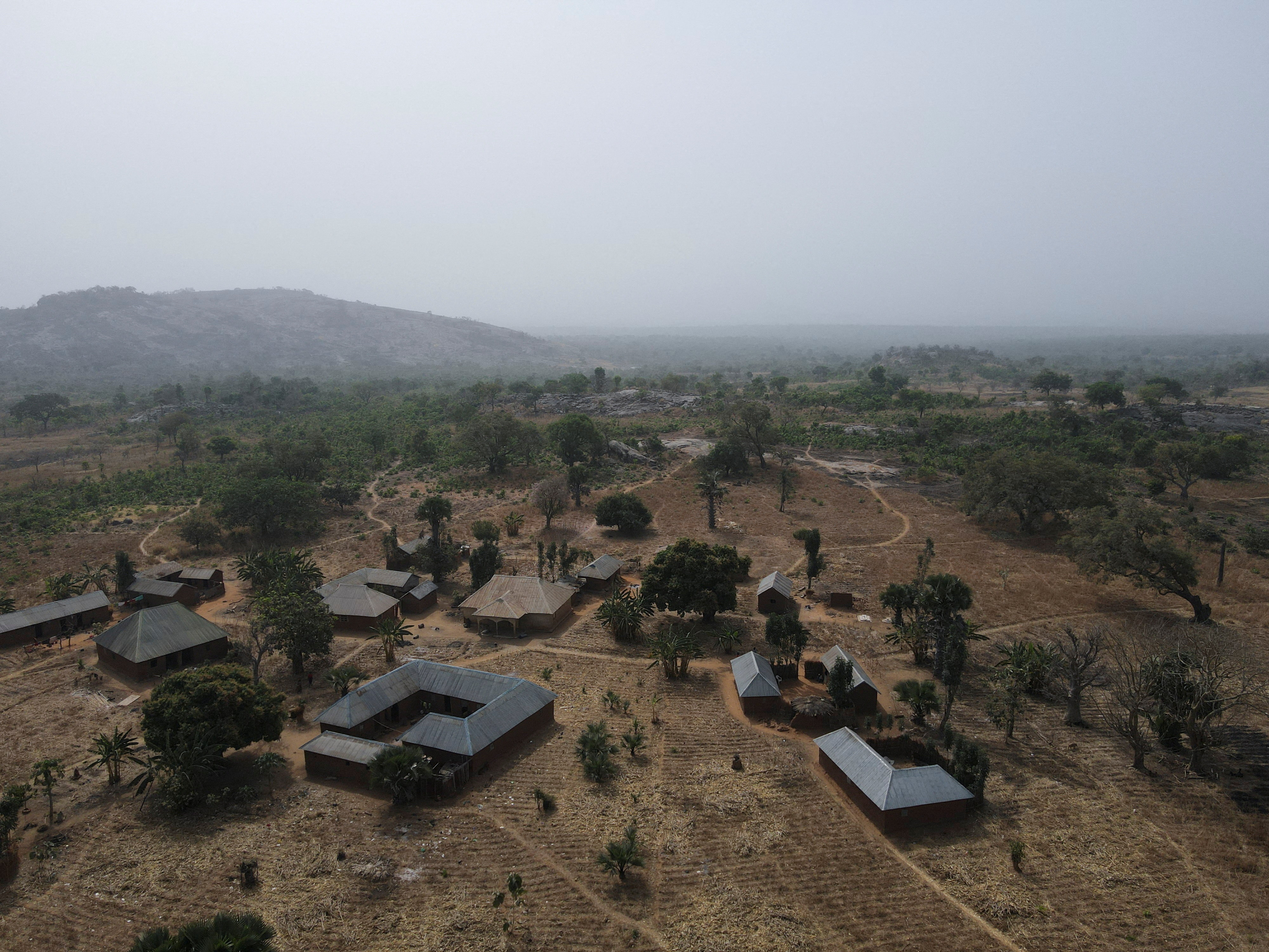 A drone view of Kurmin Wali, where churches were attacked by gunmen and worshippers were kidnapped, in Kurmin Wali, Kaduna, Nigeria, January 20, 2026. [File: Nuhu Gwamna /Reuters]