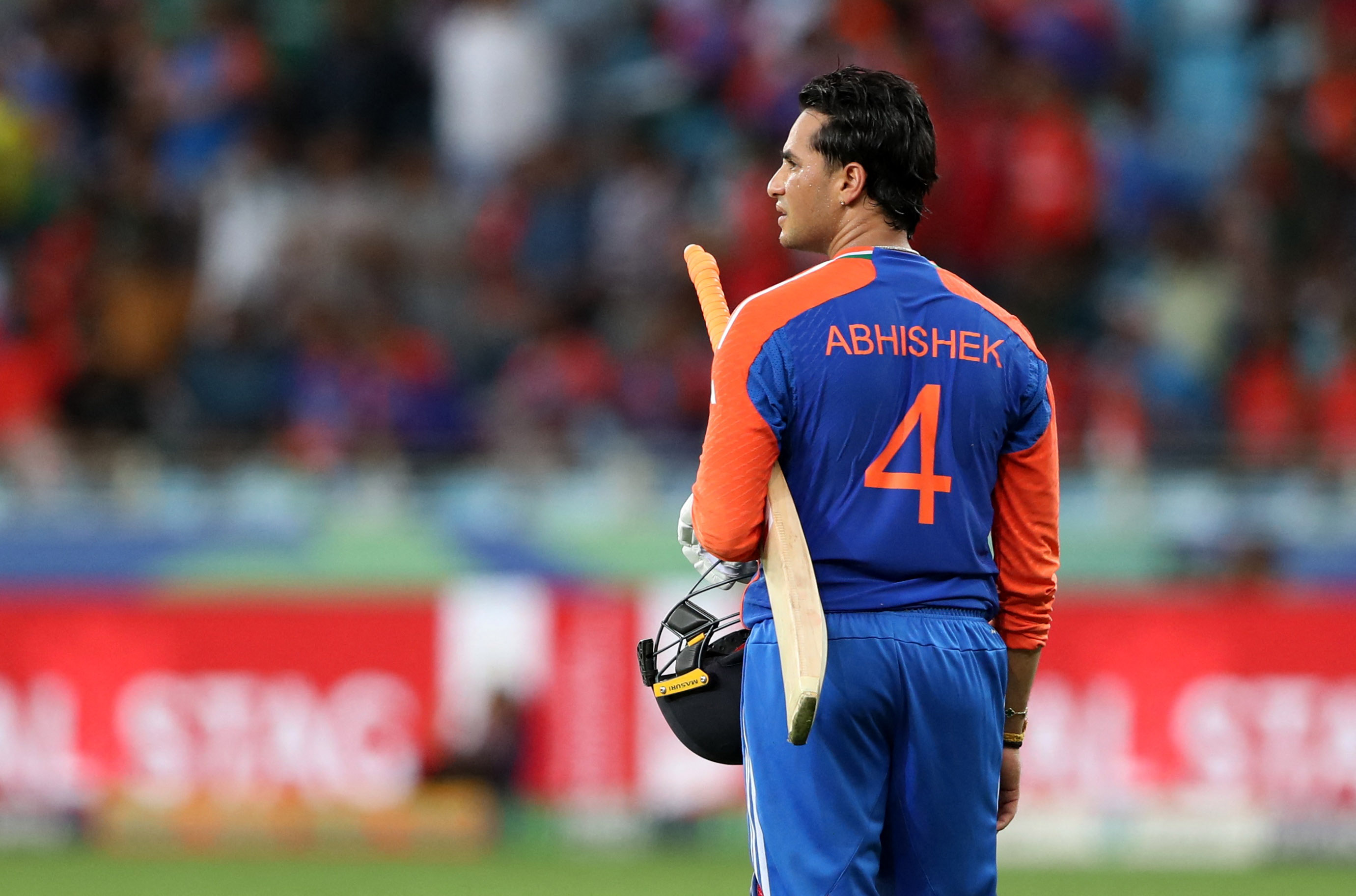 India's Abhishek Sharma 