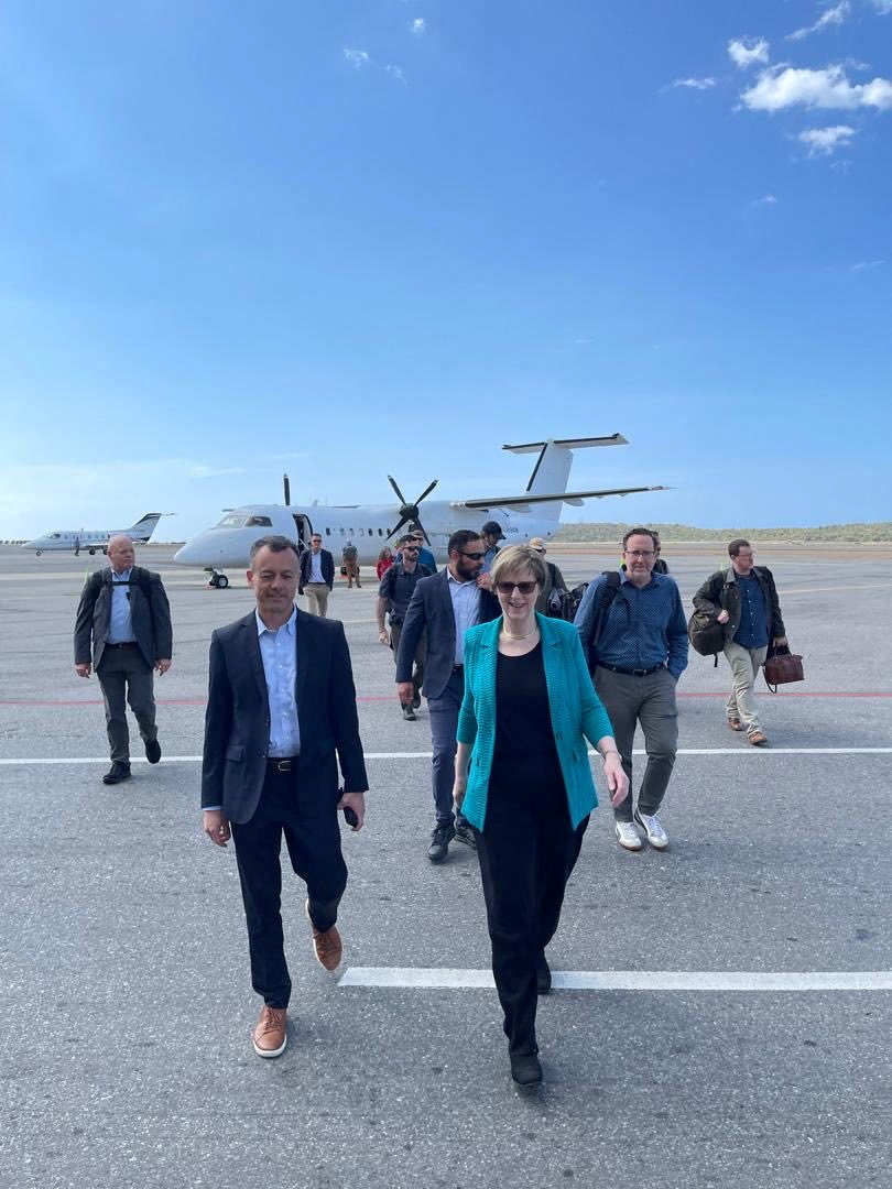 Laura Dogu, the top U.S. envoy for Venezuela, arrives in Caracas, Venezuela, January 31, 2026, as the two countries gradually resume bilateral relations, in this picture obtained from social media. @usembassyve via X/via REUTERS THIS IMAGE HAS BEEN SUPPLIED BY A THIRD PARTY. MANDATORY CREDIT. NO RESALES. NO ARCHIVES. BEST QUALITY AVAILABLE.