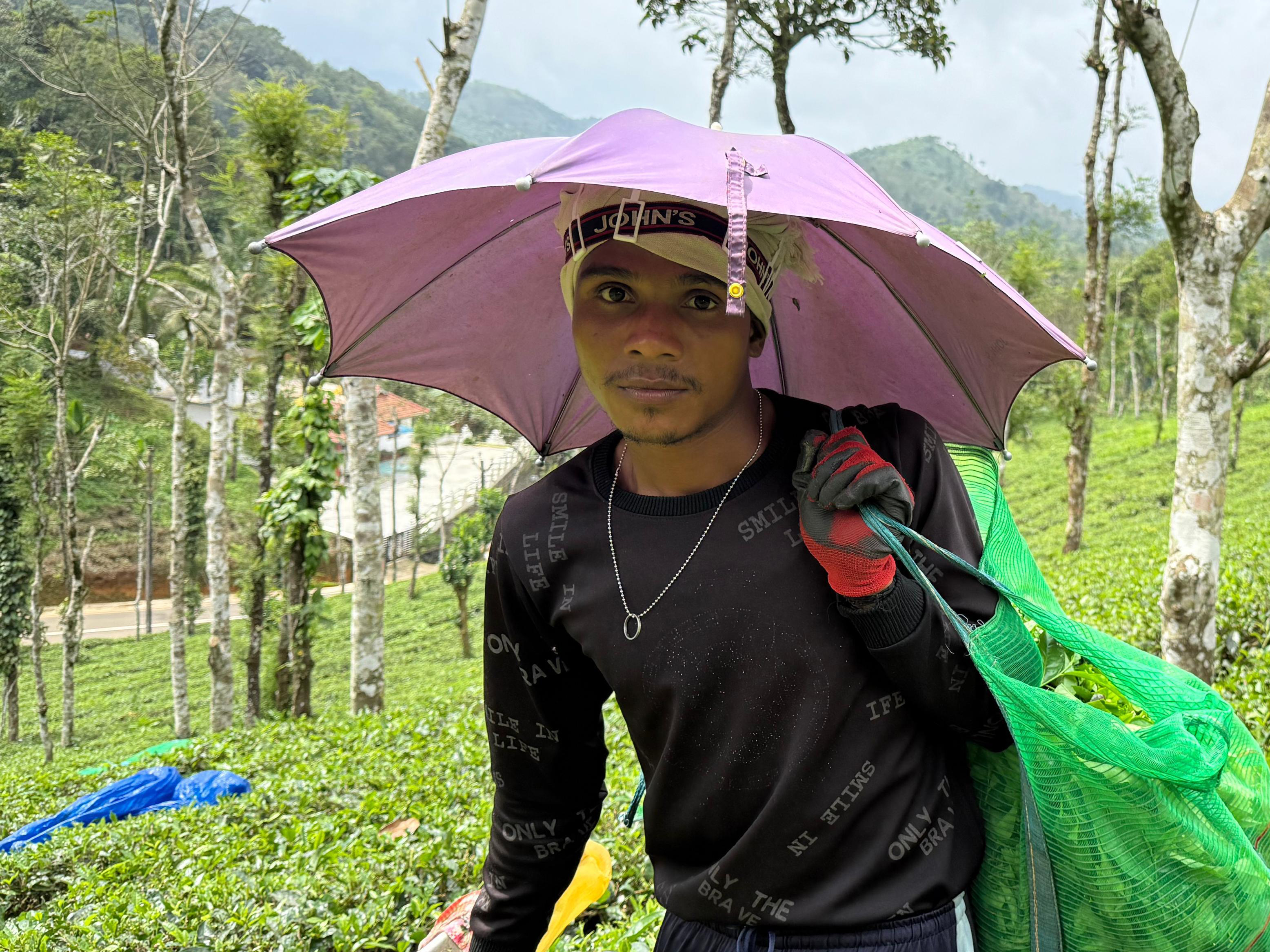 3 Shyam Kalpadia, from Koraput in Odisha, said he introduced many of his friends to Kerala's tea business [Amit Malaviya/Al Jazeera]