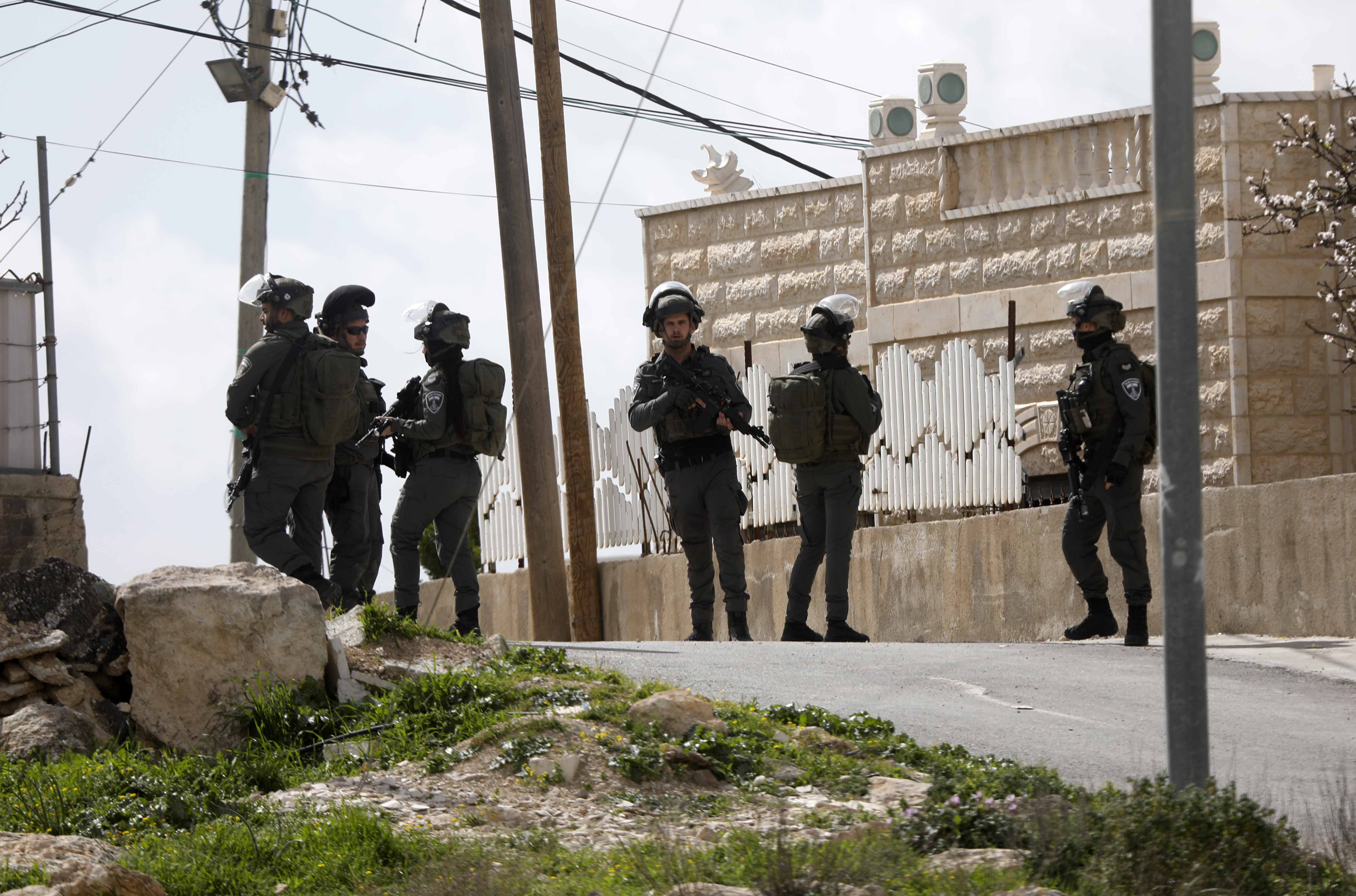 Israeli forces demolish a Palestinian home in West Bank