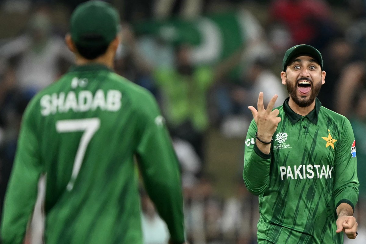 Pakistan were the last team to confirm their place in the Super Eight stage of the T20 World Cup [File: Ishara S Kodikara/AFP]