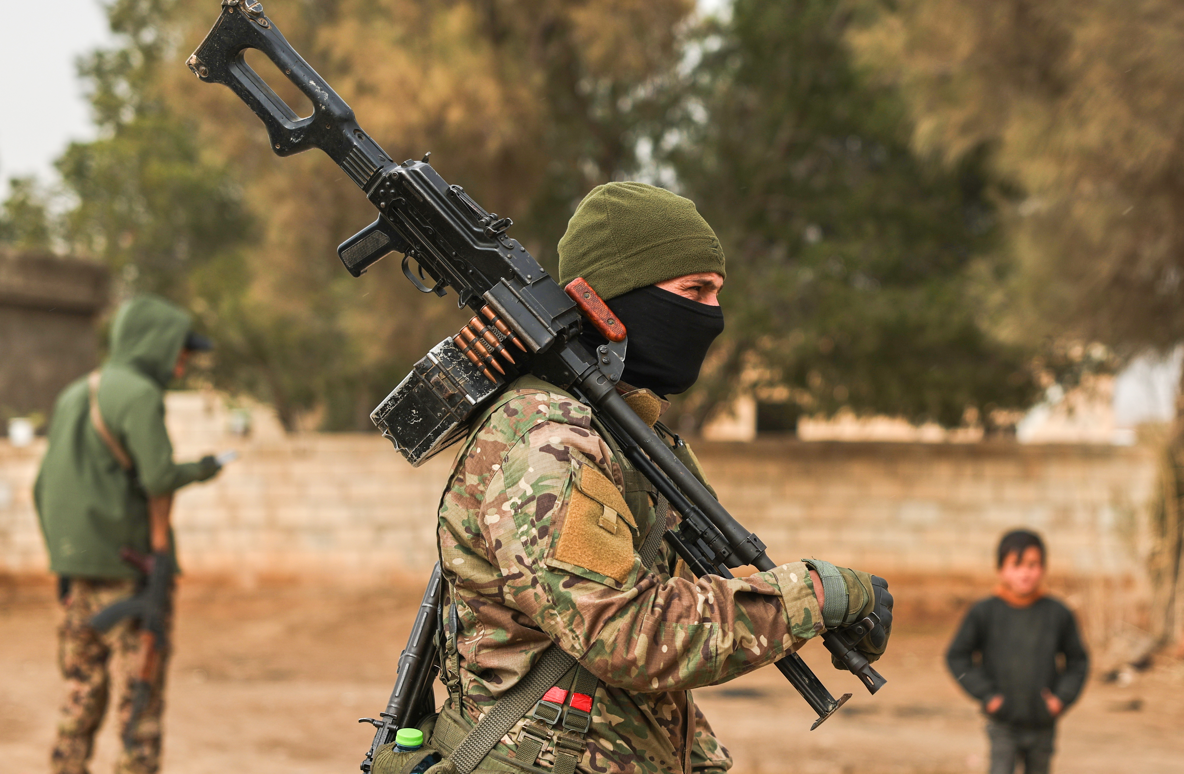 Members of the Syrian army