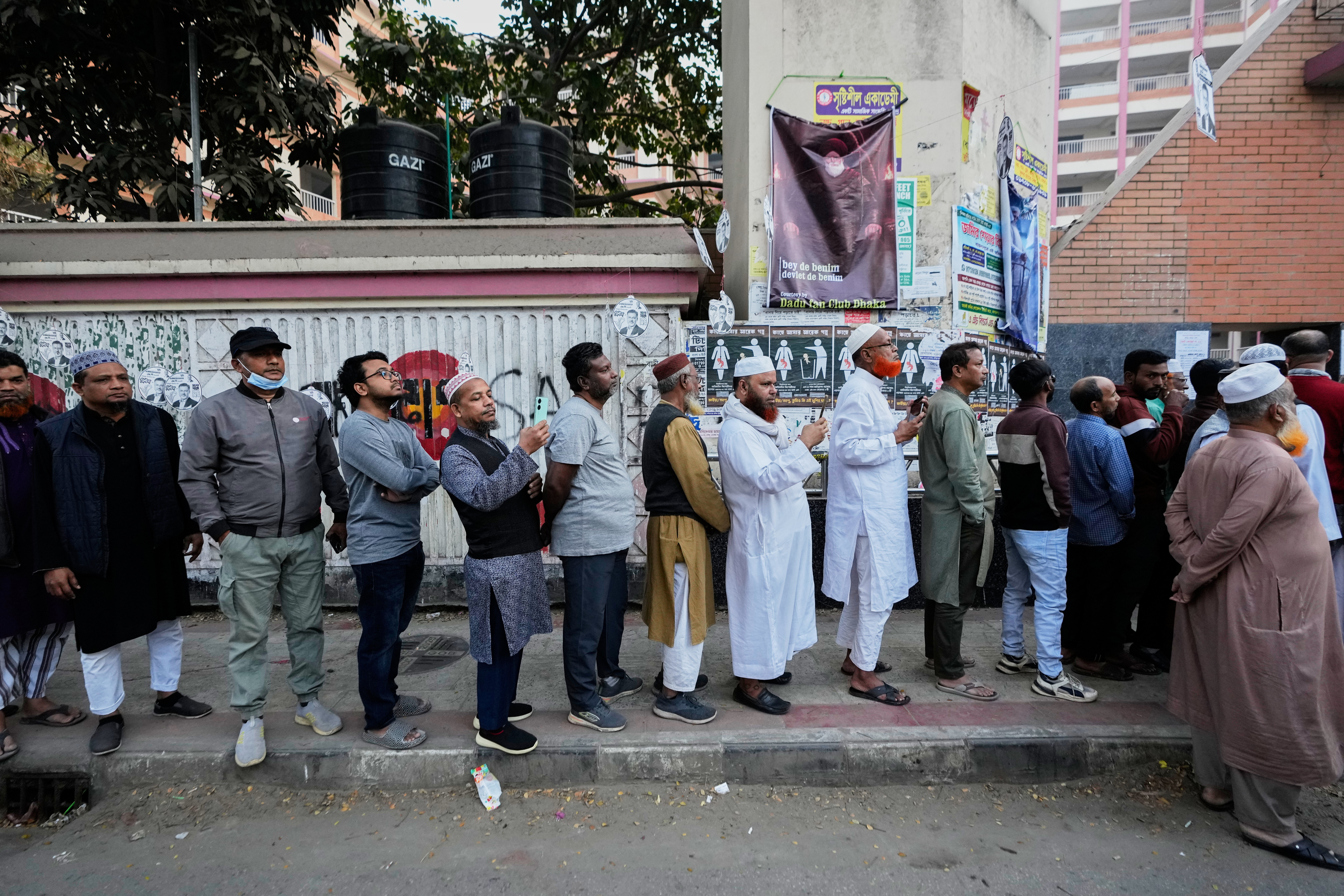 Bangladeshis turn out for historic election after Hasina's downfall
