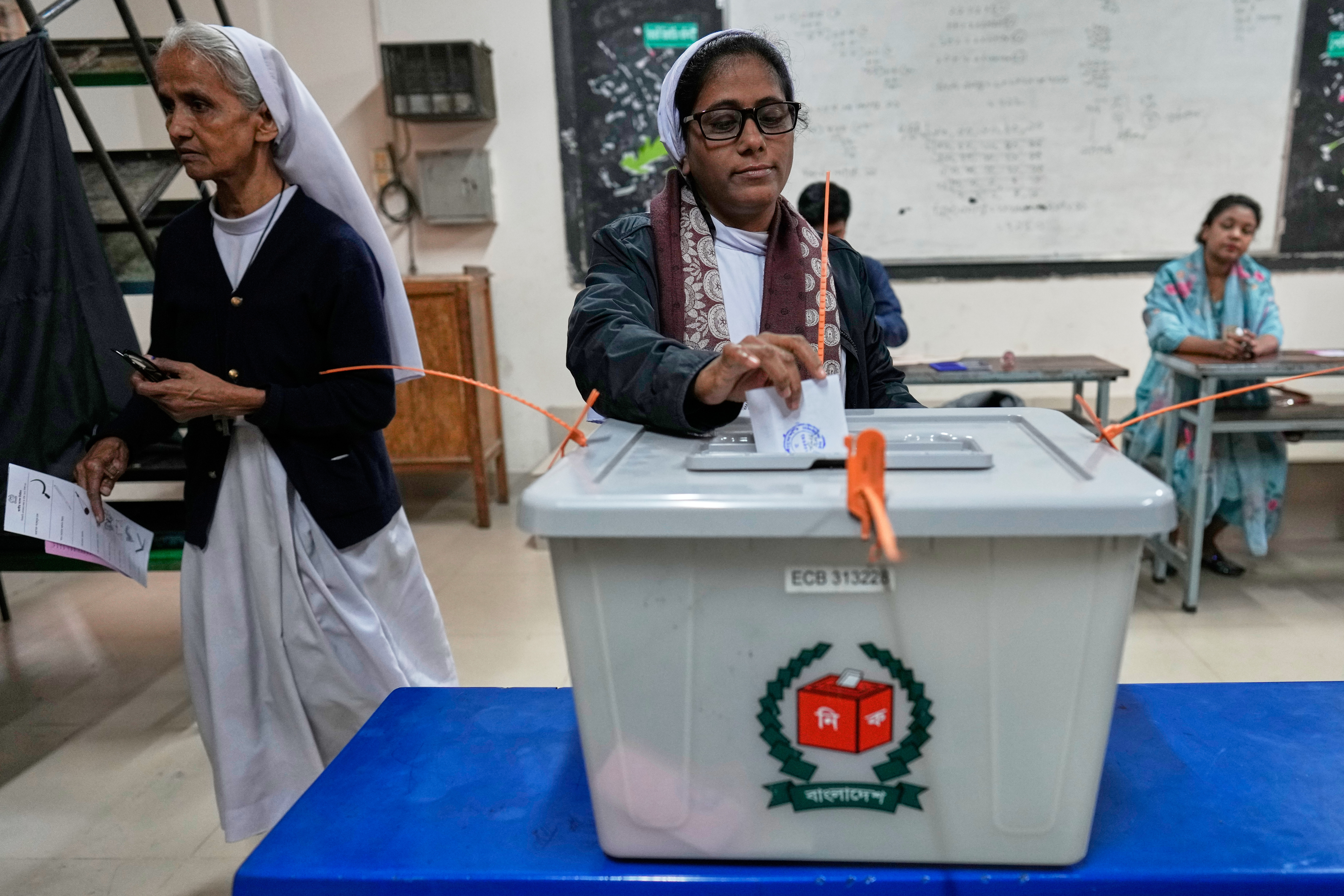 Bangladeshis turn out for historic election after Hasina's downfall