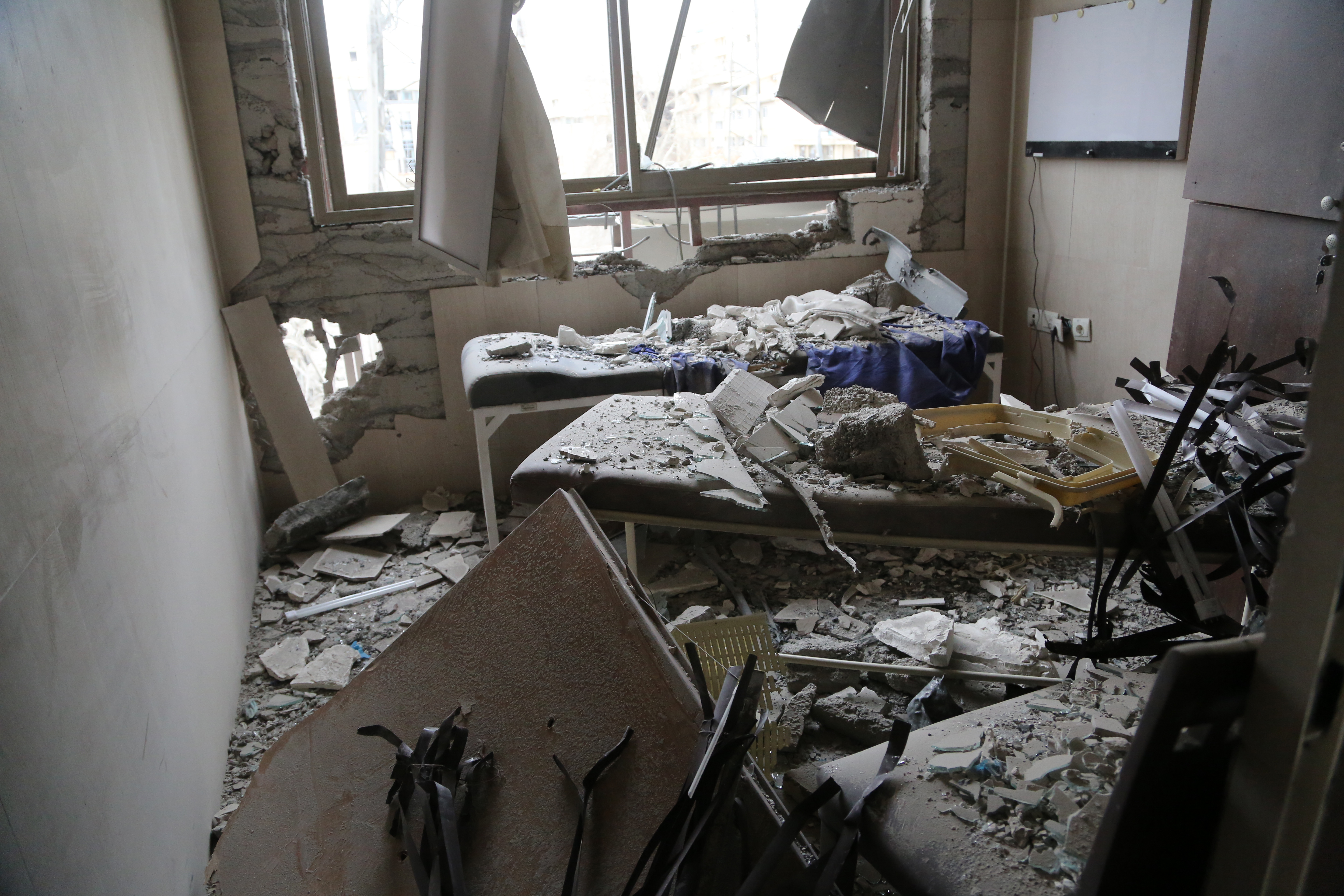 Joint US-Israeli attacks damage Gandi Hospital in Tehran