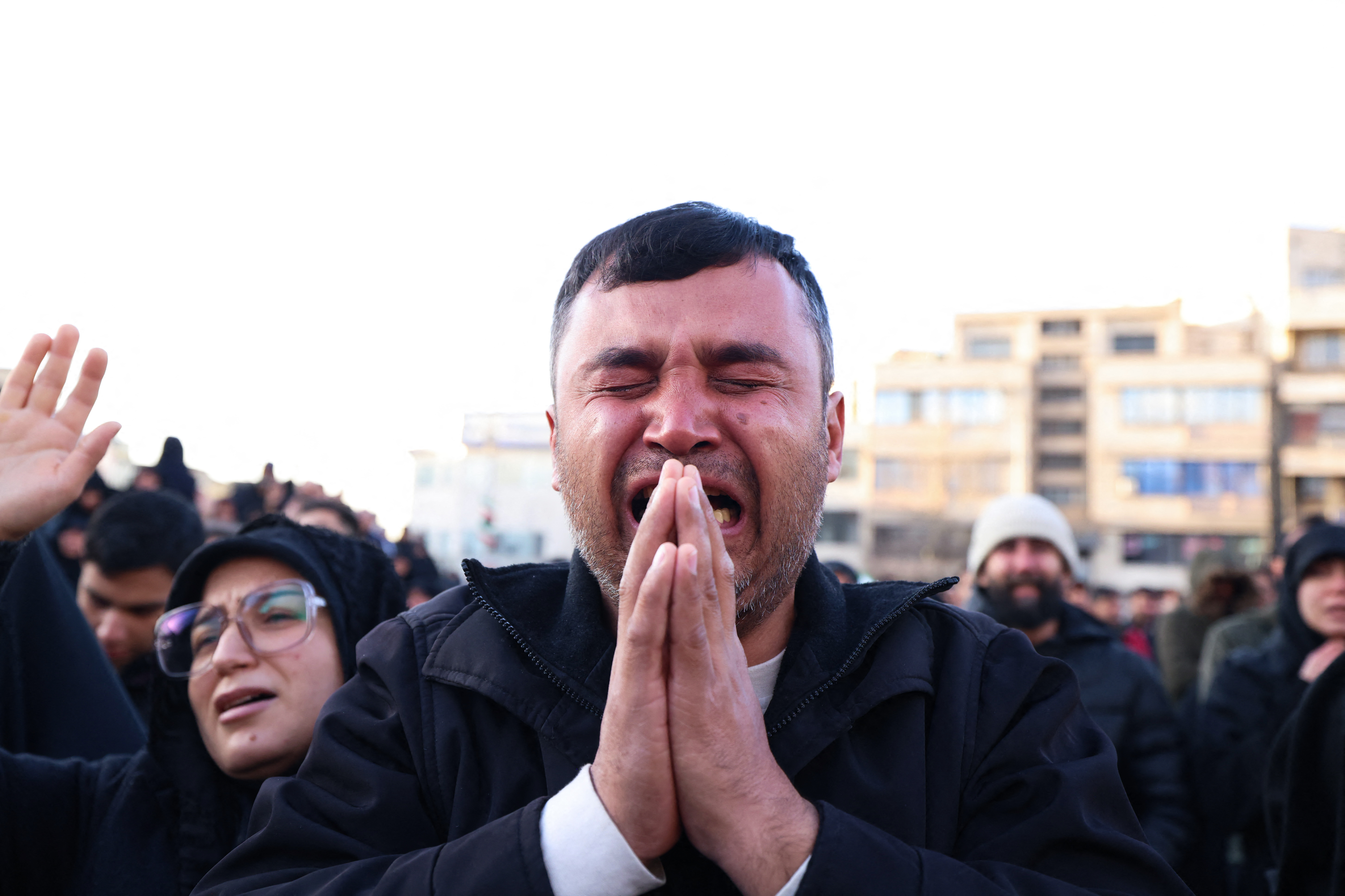 Thousands mourning Khamenei gather in Tehran square