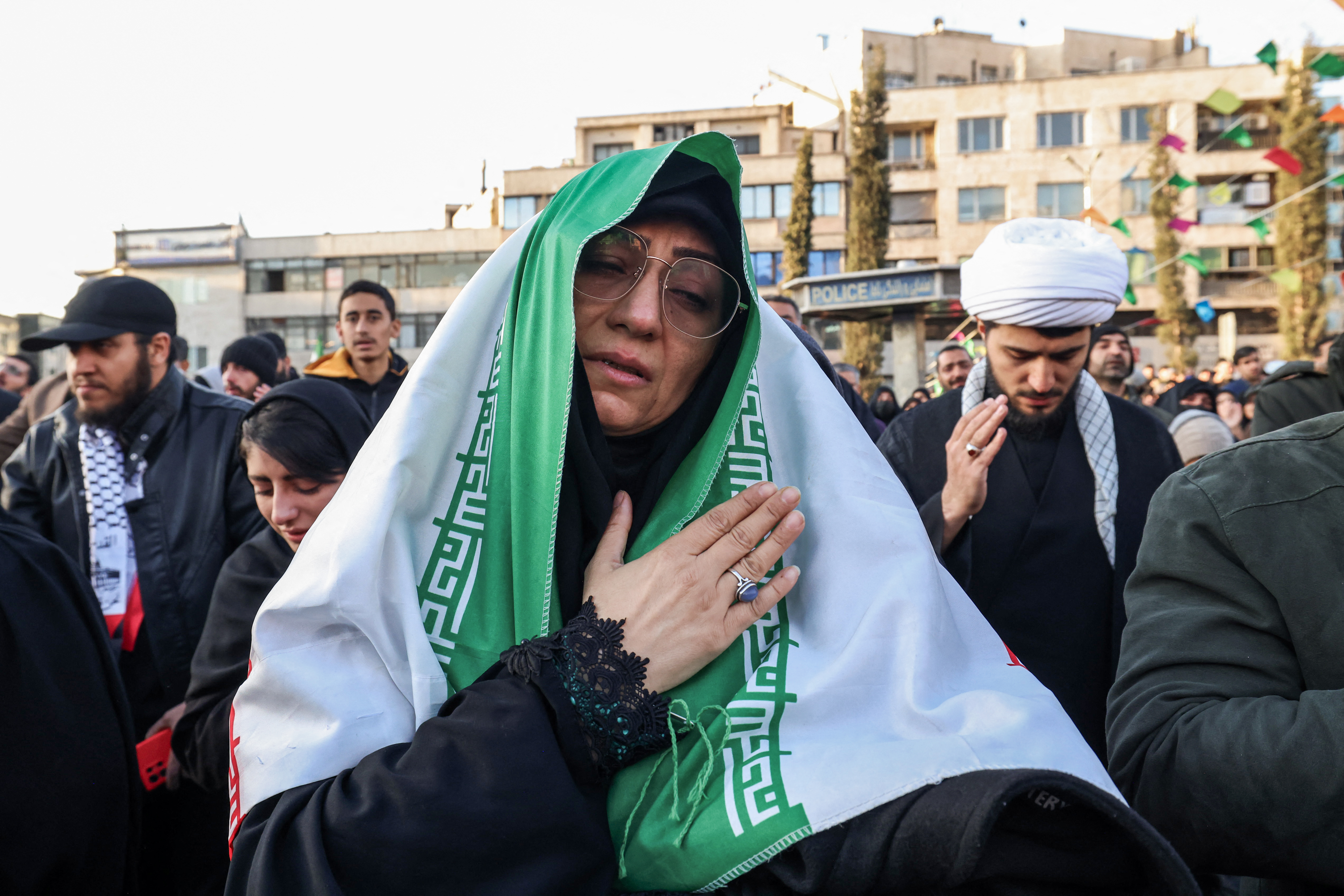 Thousands mourning Khamenei gather in Tehran square