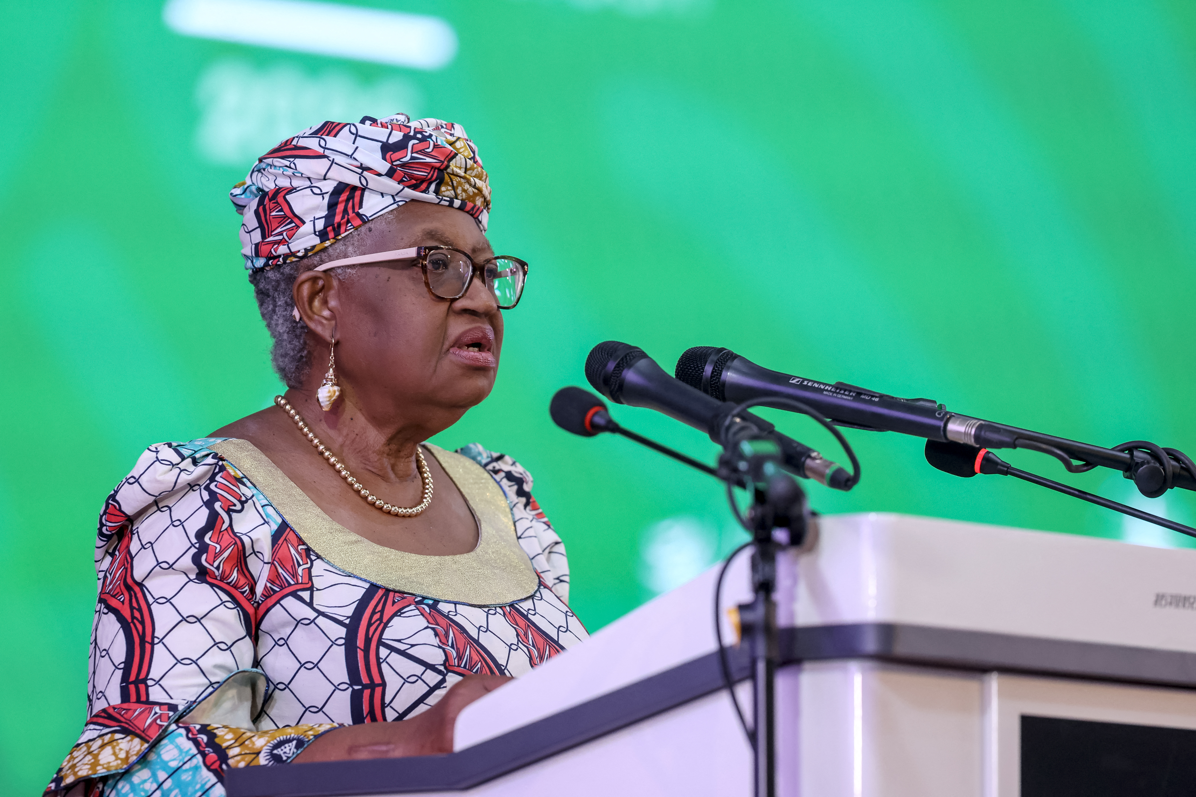 The World Trade Organization (WTO) Director-General Ngozi Okonjo-Iweala