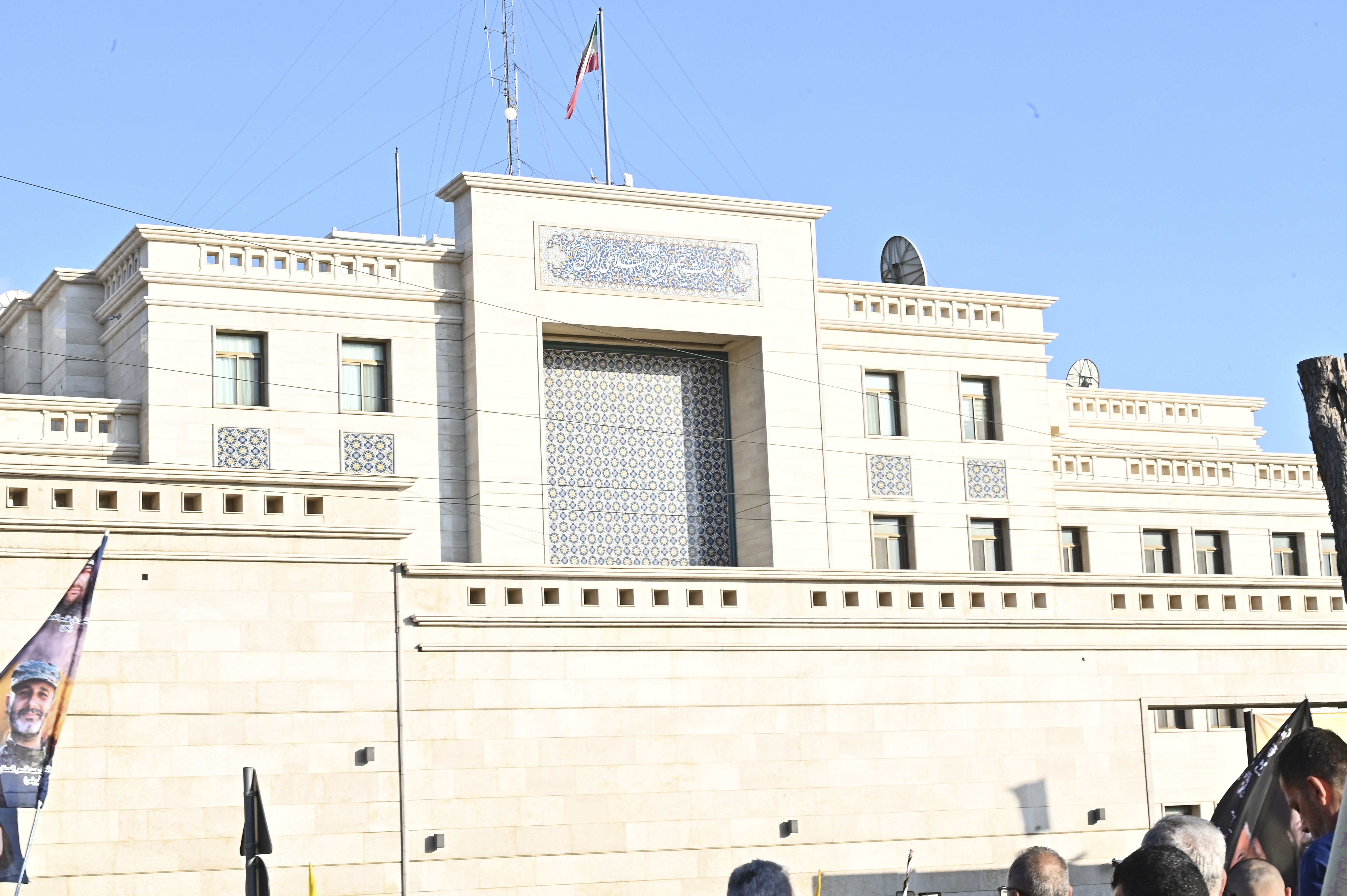 Iranian embassy building in Beirut.