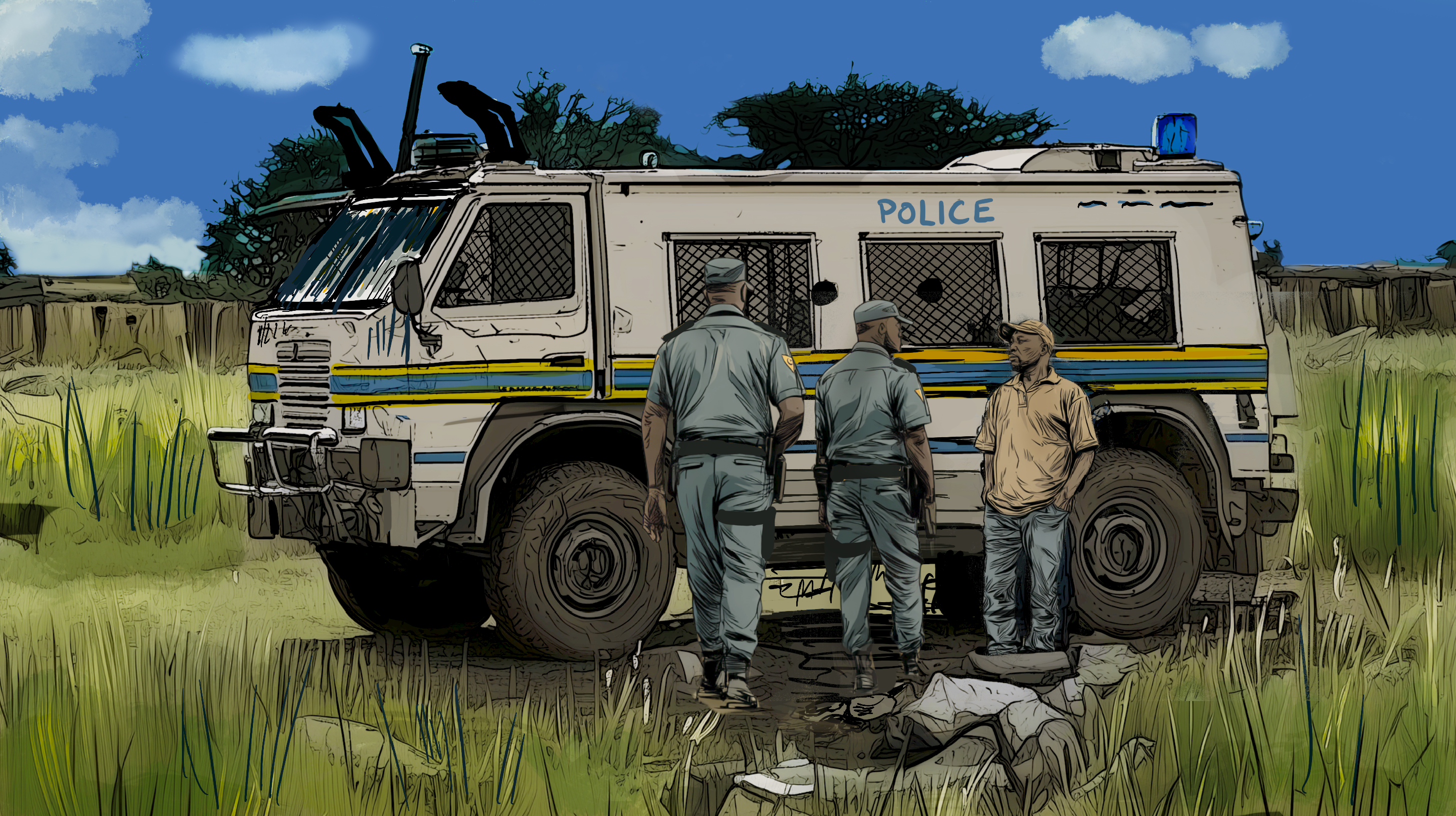 INTERACTIVE - South Africa Mine Scene 07D