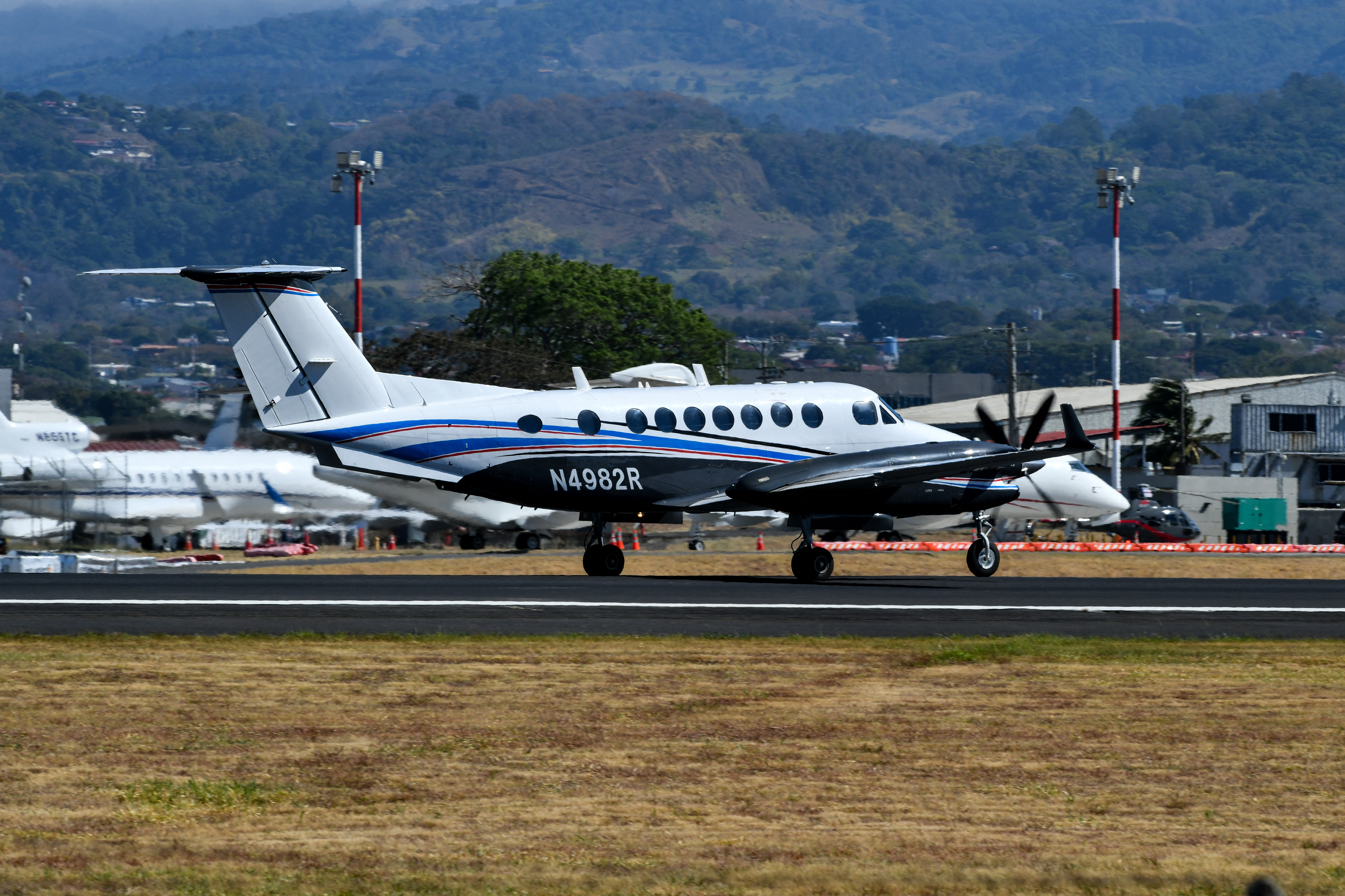 A Drug Enforcement Administration (DEA) plane takes off during the extradition operation to transport Costa Rica's former Minister of Public Security Celso Gamboa Sanchez to the US, in Alajuela, Costa Rica, March 20, 2026.