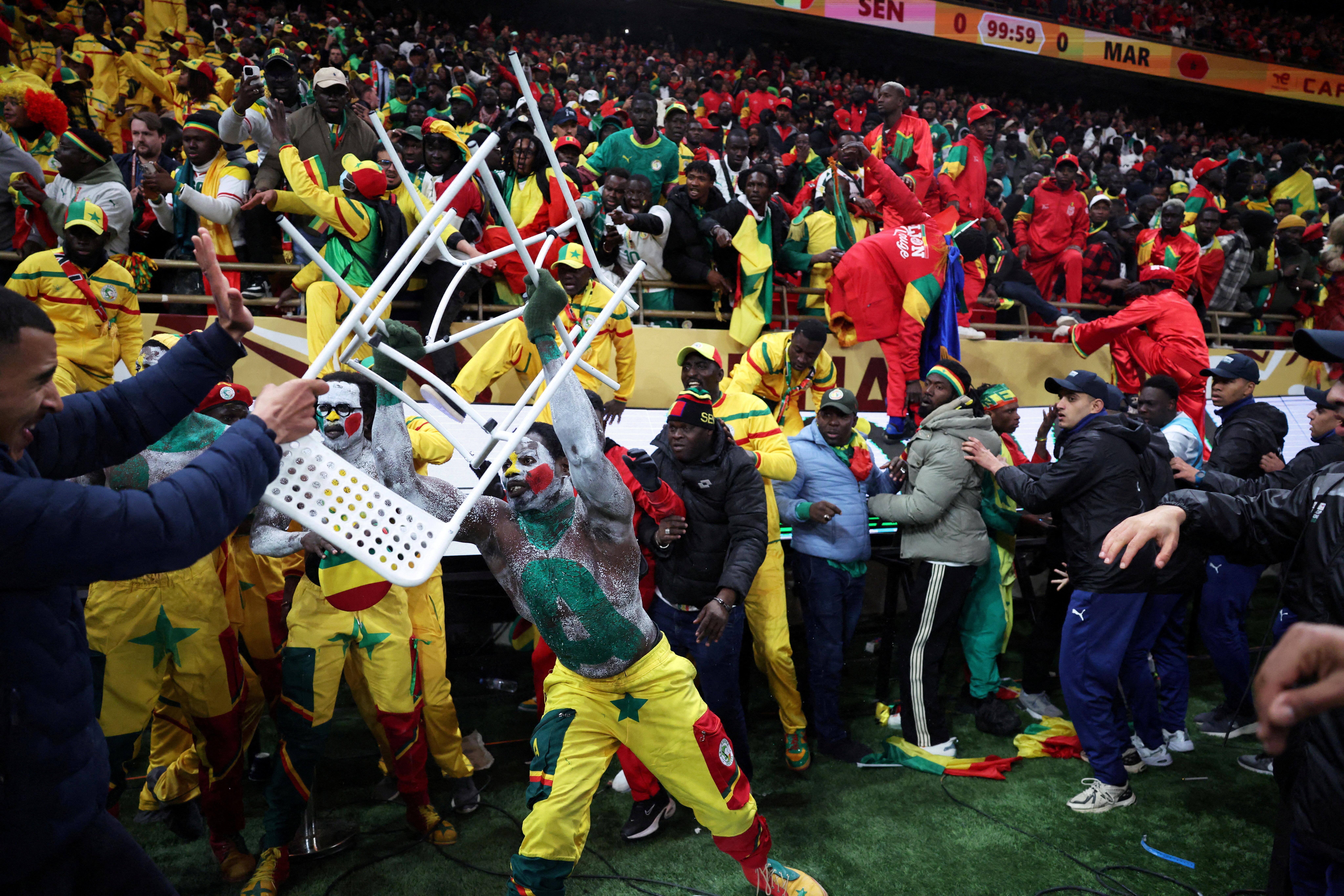 Senegal fans