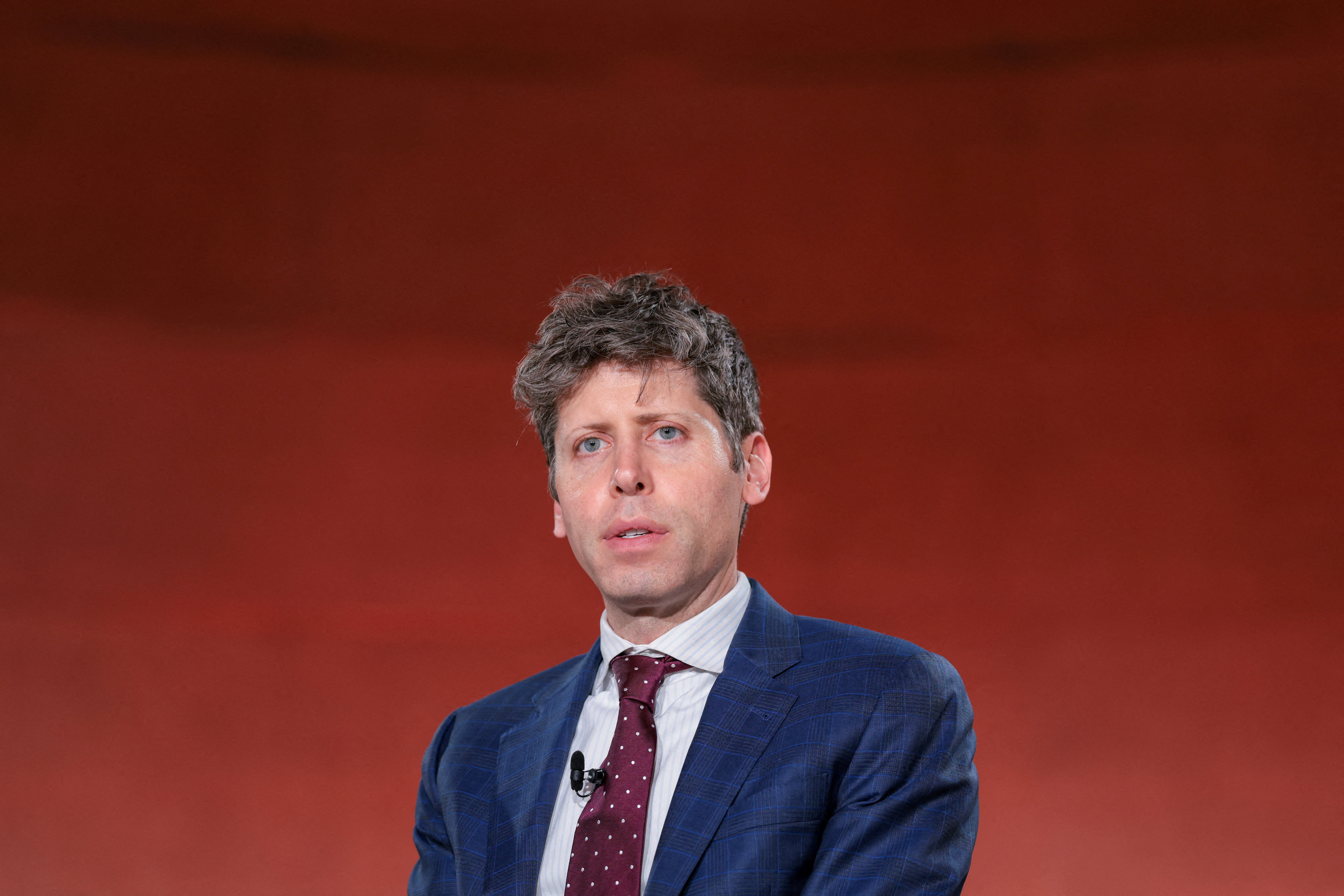 CEO of OpenAI Sam Altman speaks during the 2026 Infrastructure Summit of government officials