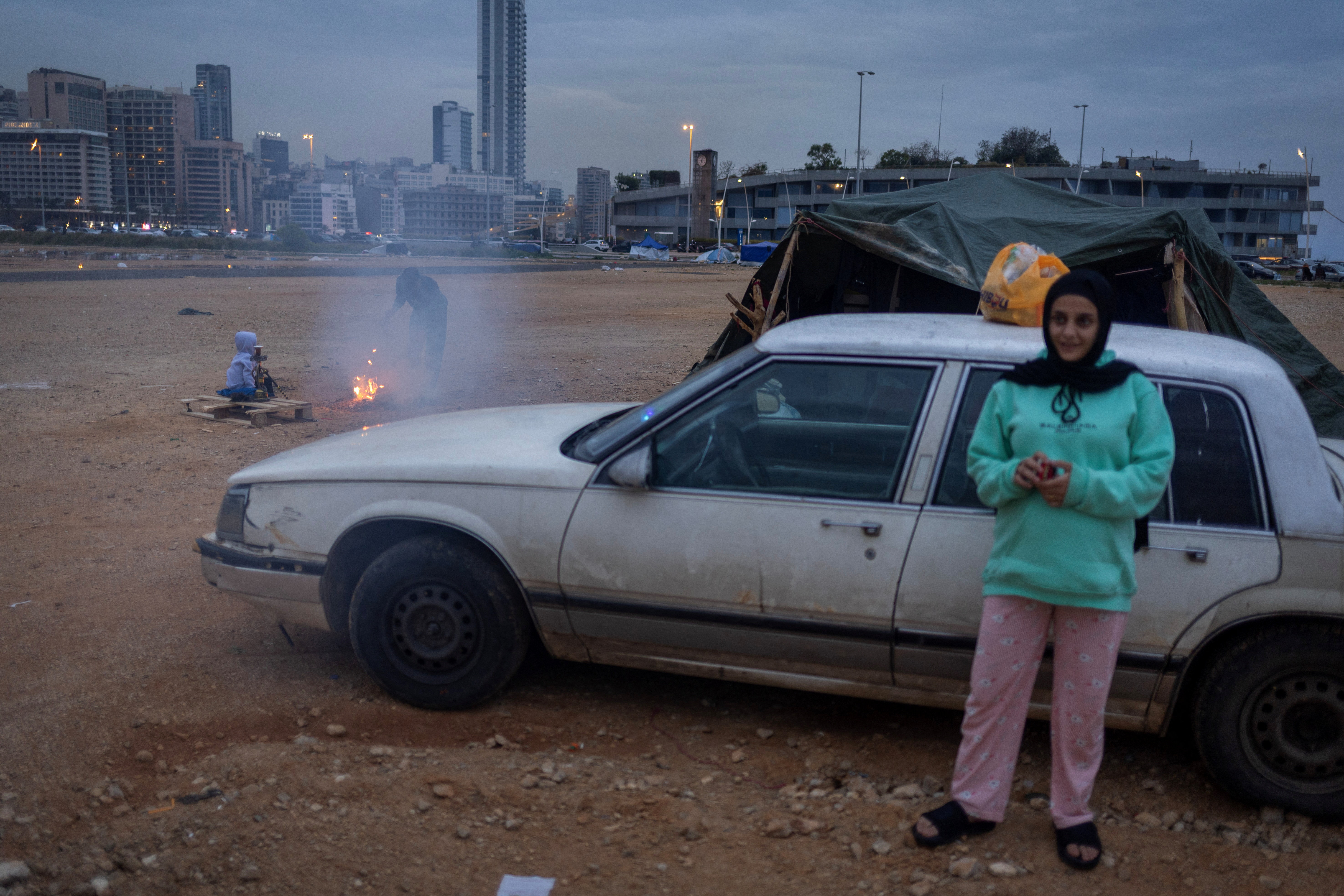 Displaced people find shelter amid escalating hostilities in Lebanon
