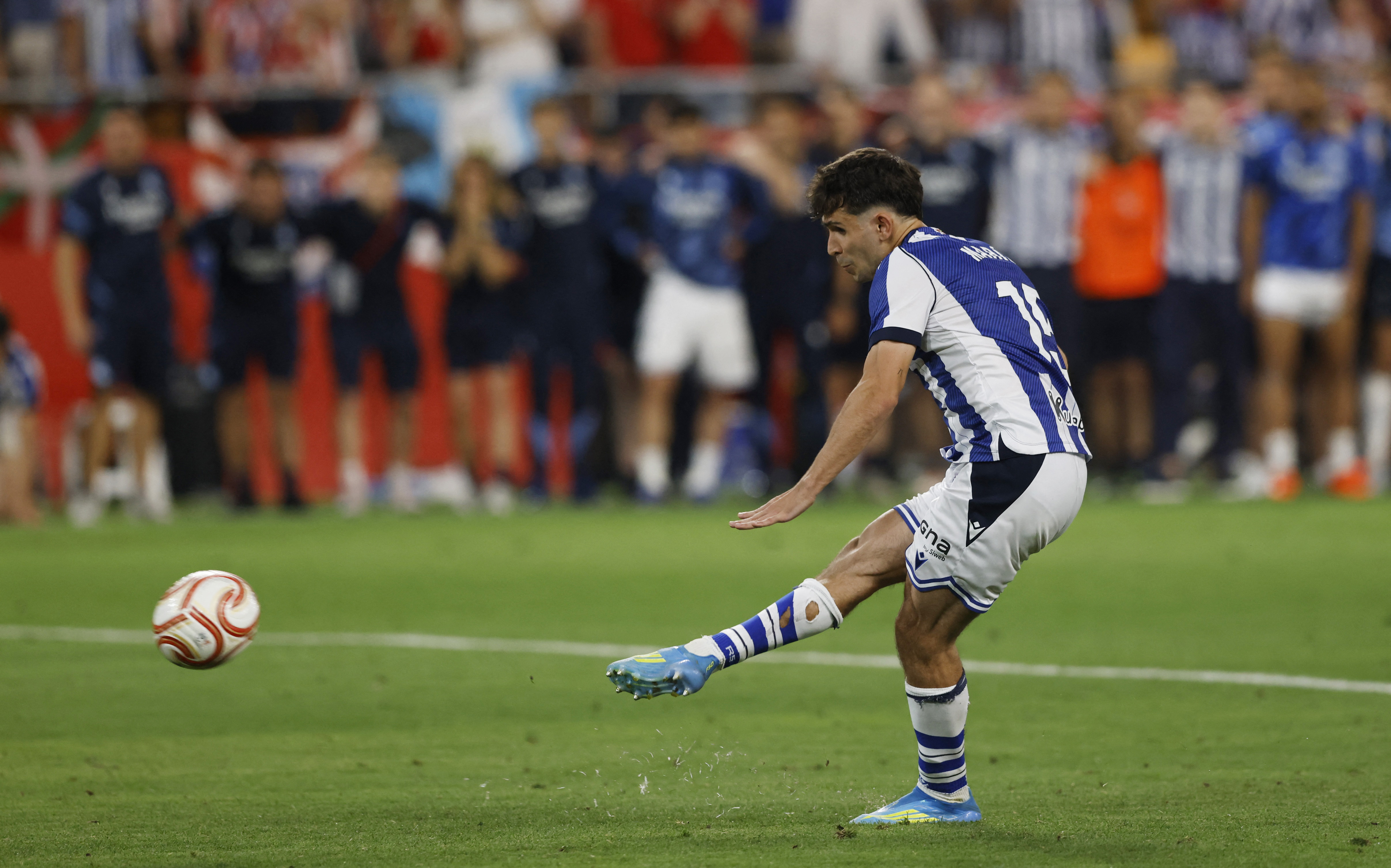 Pablo Marín in action.