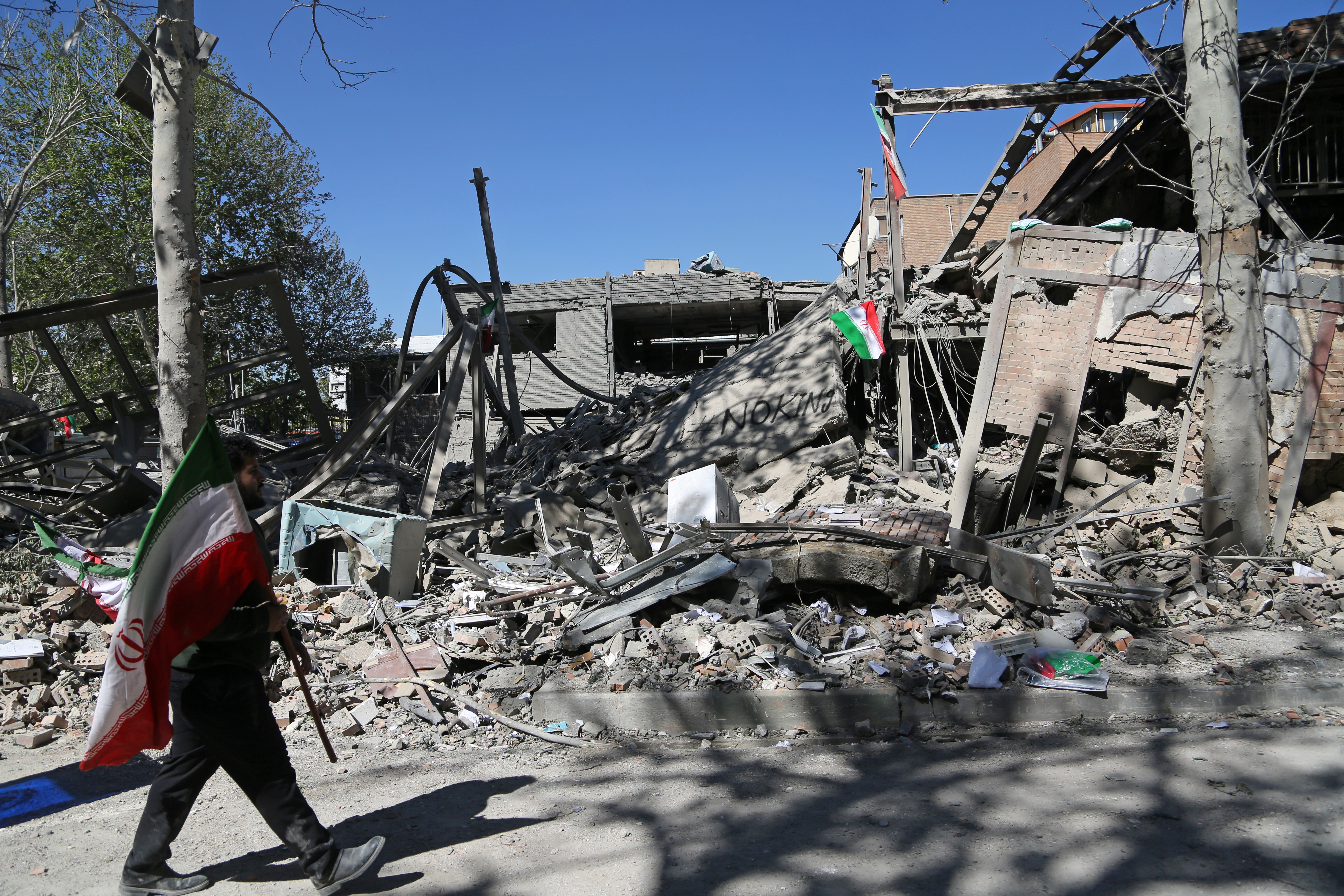 Destruction at Tehran's Sharif University of Technology, targeted by the US-Israel
