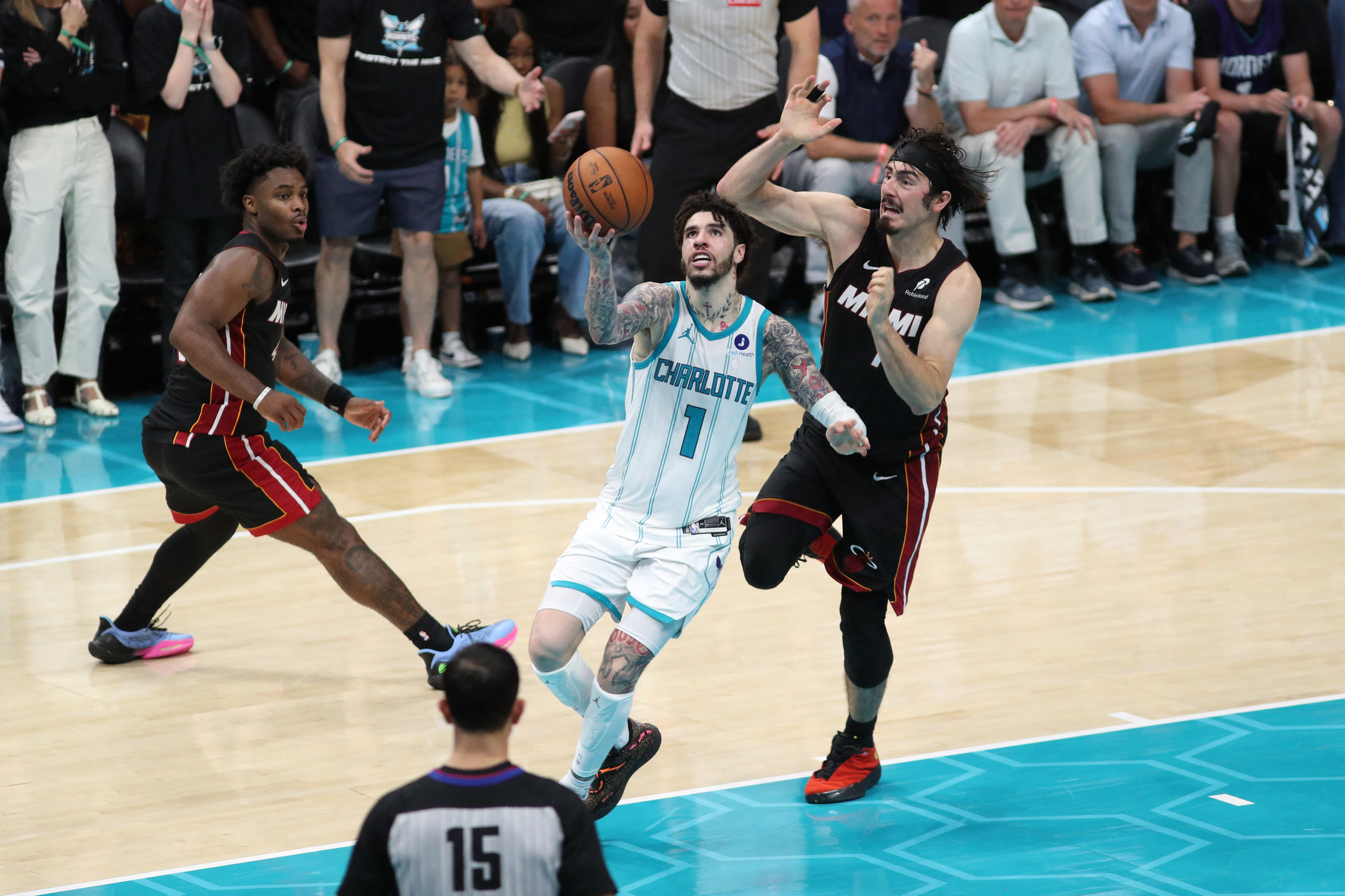 LaMelo Ball in action.