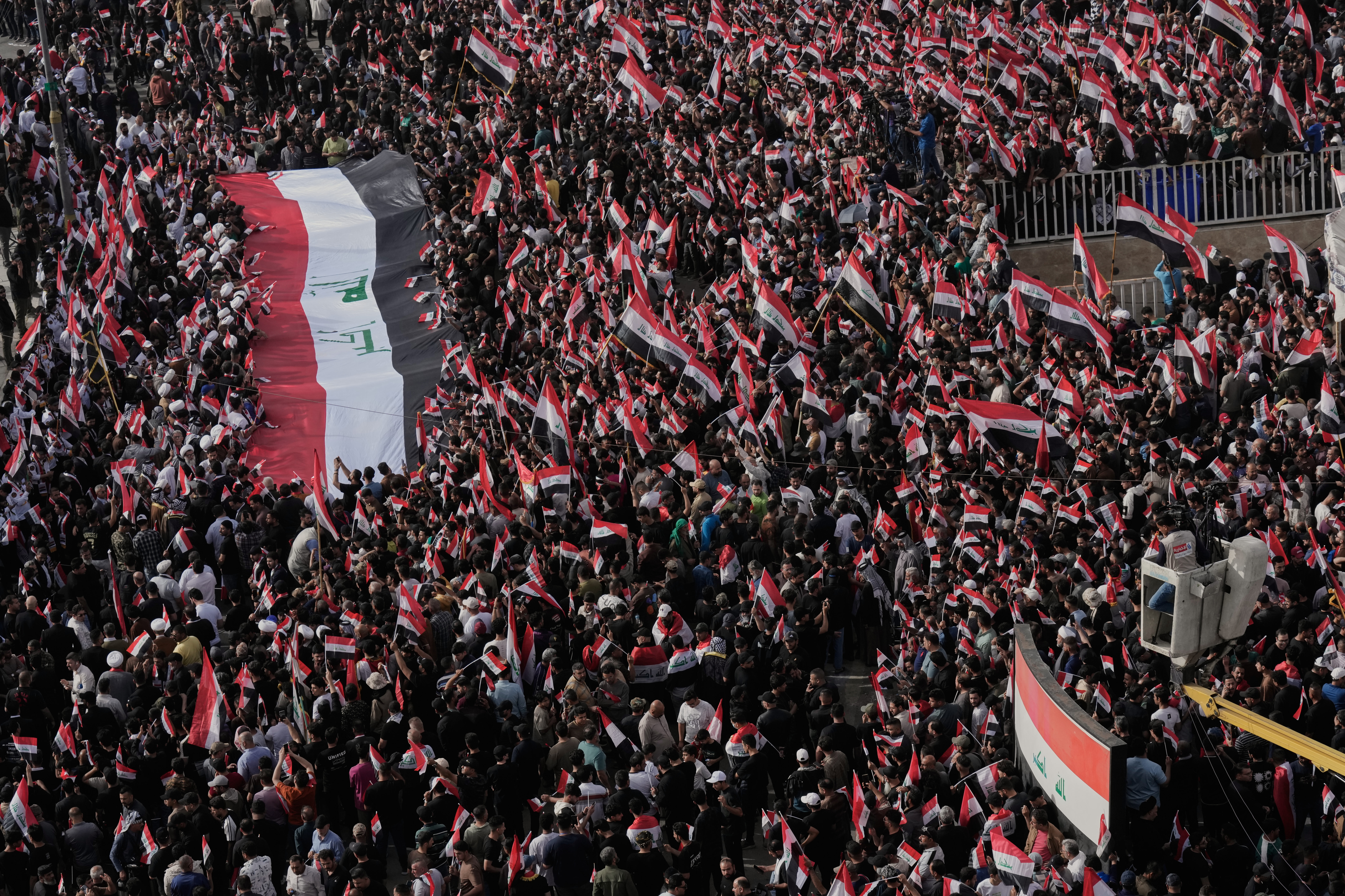 Thousands rally in Iraq against US-Israeli regional aggression