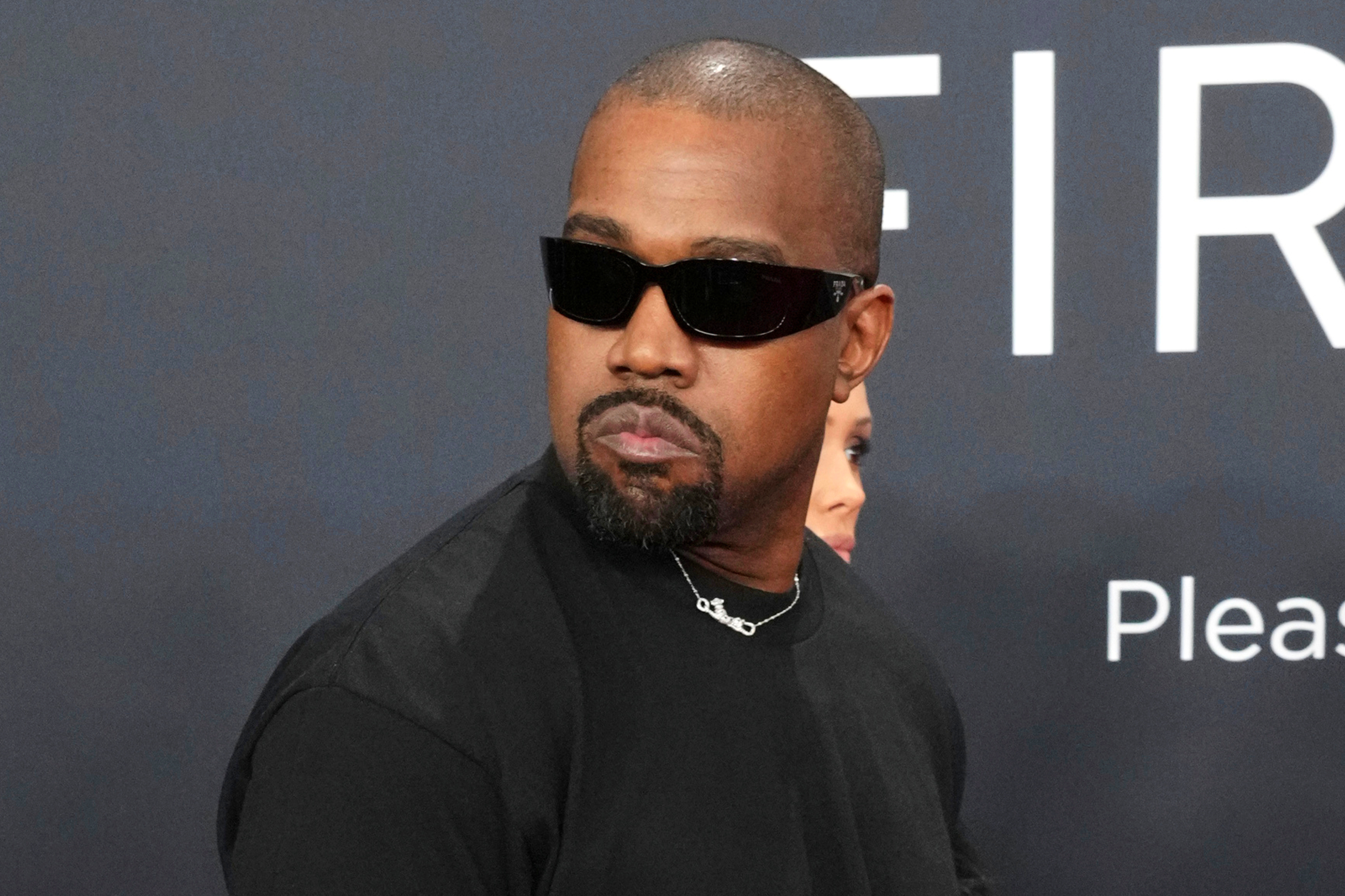 Kanye West appears at the 67th annual Grammy Awards in Los Angeles, US on February 2, 2025.