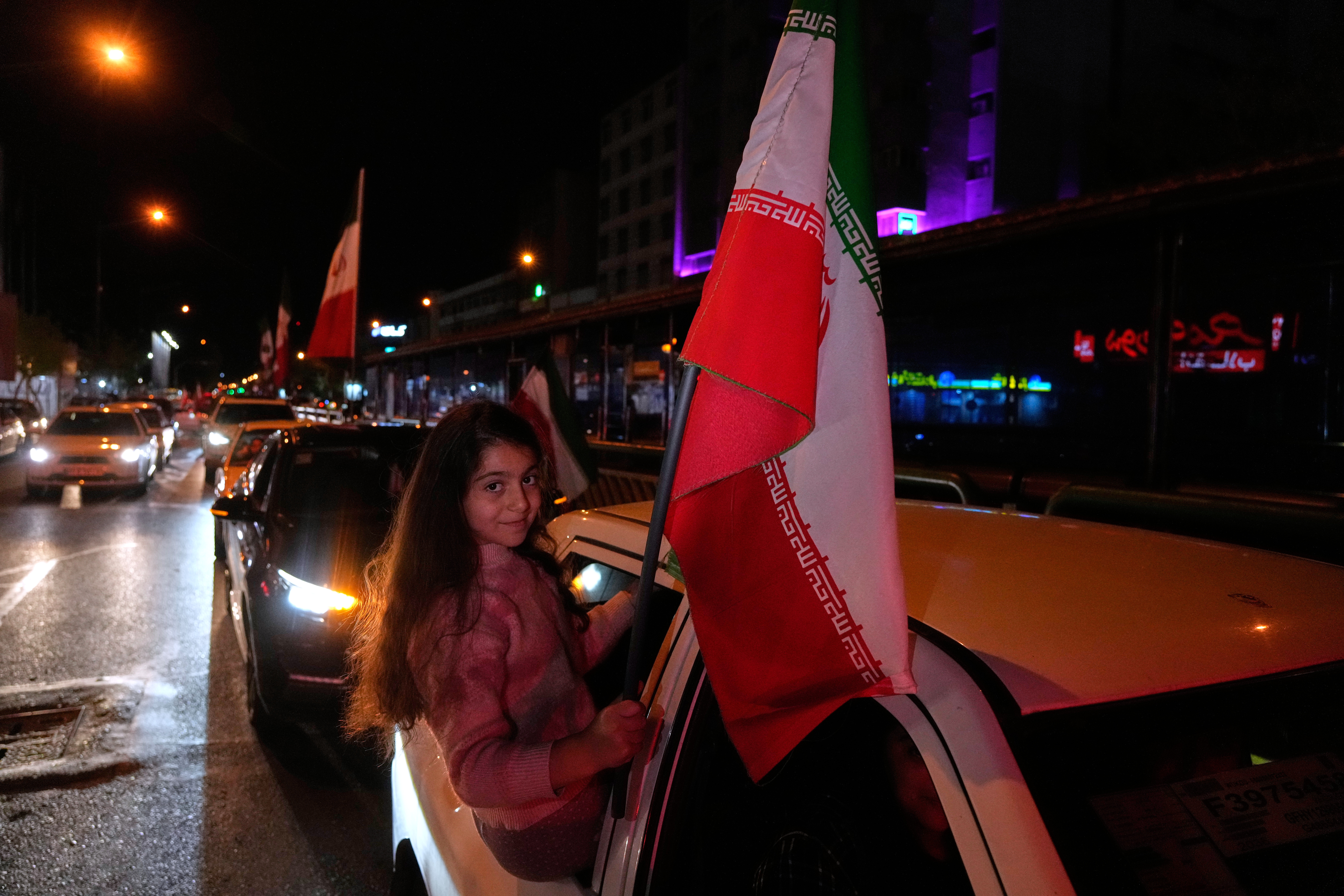 Celebrations in the Iranian capital Tehran
