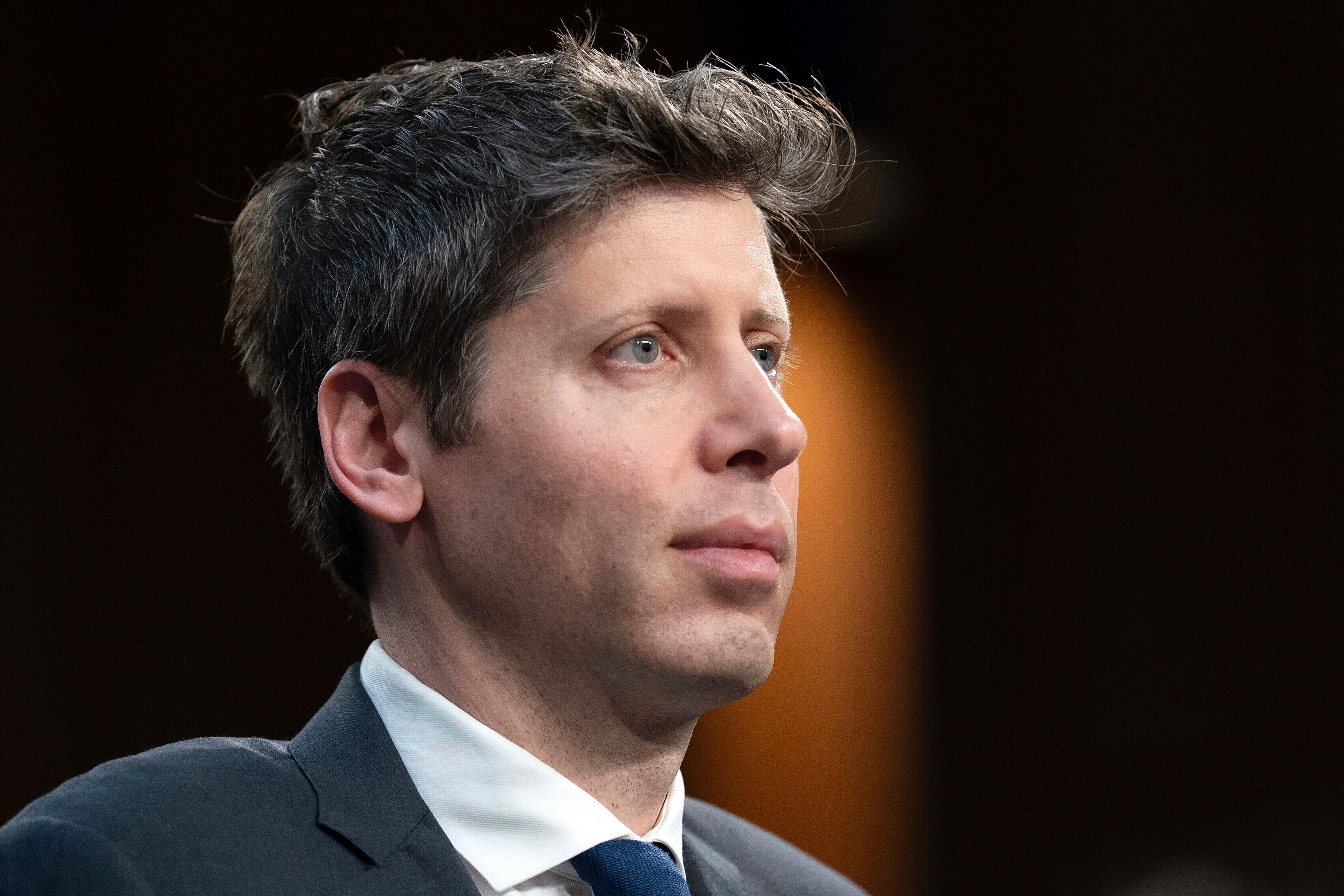Sam Altman, cofounder and CEO of OpenAI, testifies before a Senate committee hearing in Washington, May 8, 2025