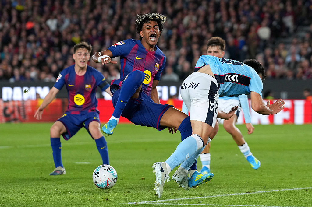 Barcelona's Lamine Yamal