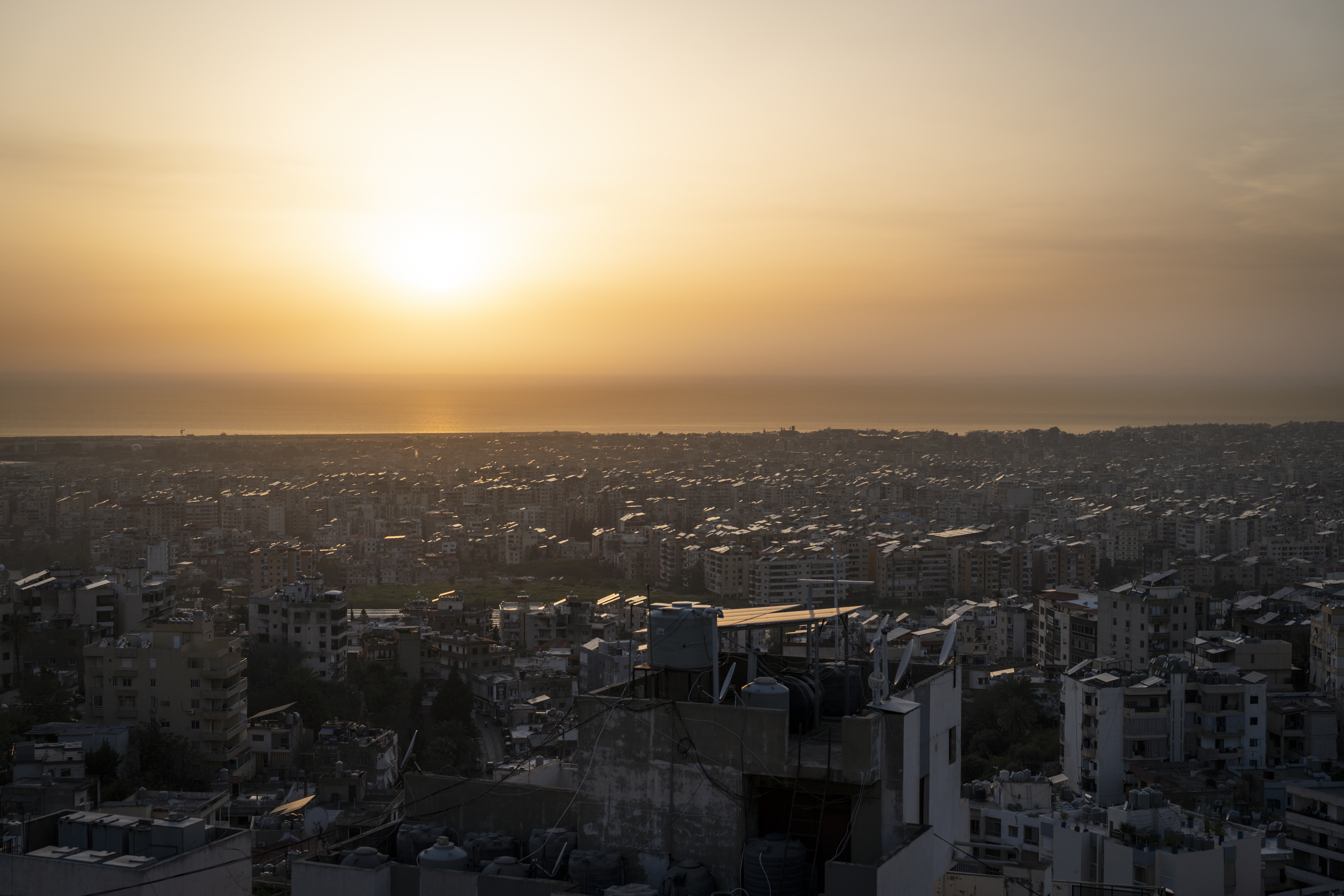 BEIRUT, LEBANON - APRIL 16: The Lebanese capital is seen from a viewpoint after U.S. President Donald Trump announced a ceasefire between Israel and Lebanon that would commence at midnight local time on April 16, 2026 in Beirut, Lebanon. The statement made no mention of Hezbollah, the militant group that has been the purported target of Israel's war here, but a senior lawmaker for the group said it had been briefed on a short-term ceasefire. Israel's campaign, which has involved intensive bombing across Lebanon and an invasion of southern parts of the country, had continued apace despite the US-Iran ceasefire agreed to on April 8. (Photo by Adri Salido/Getty Images)