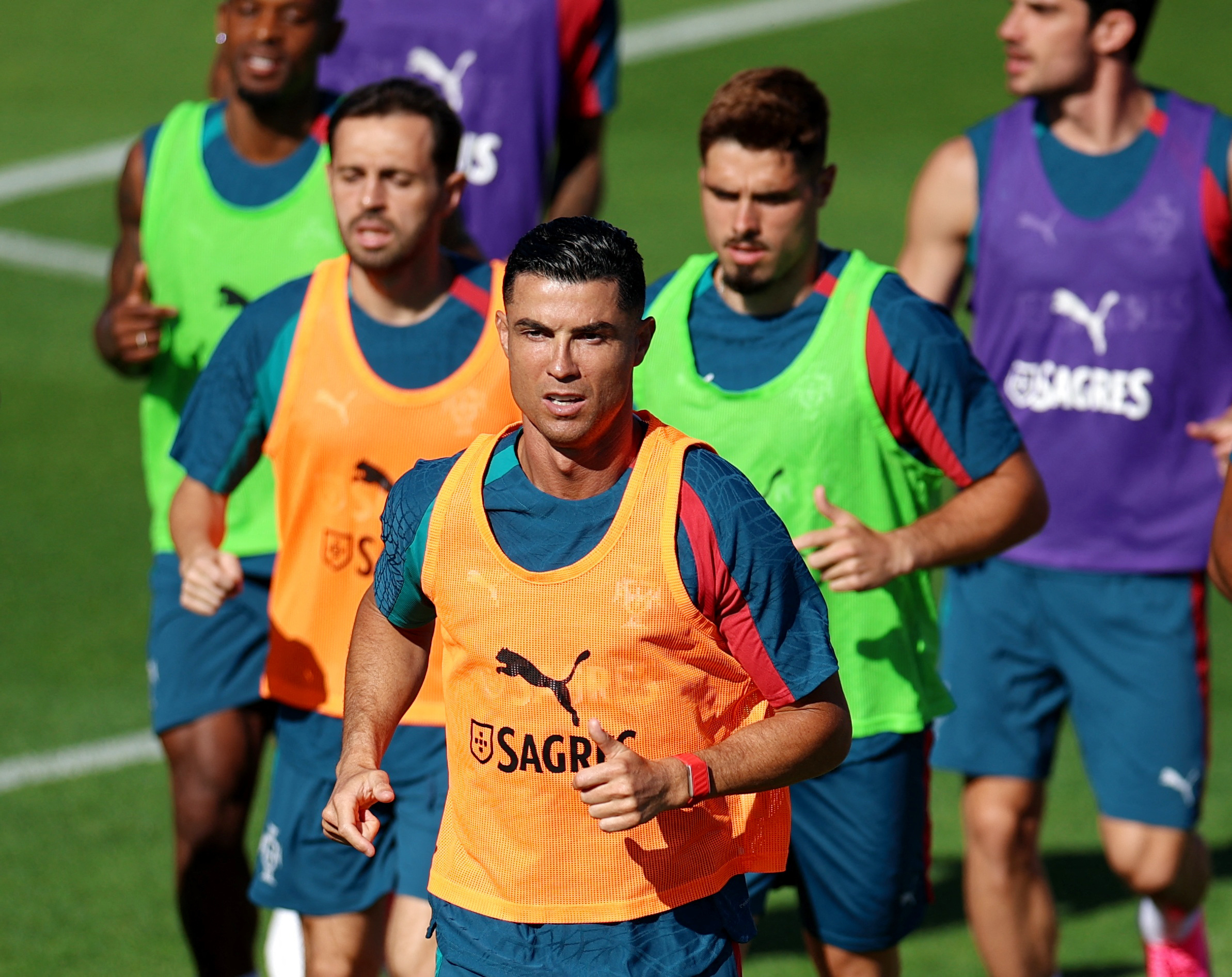 Portugal players training