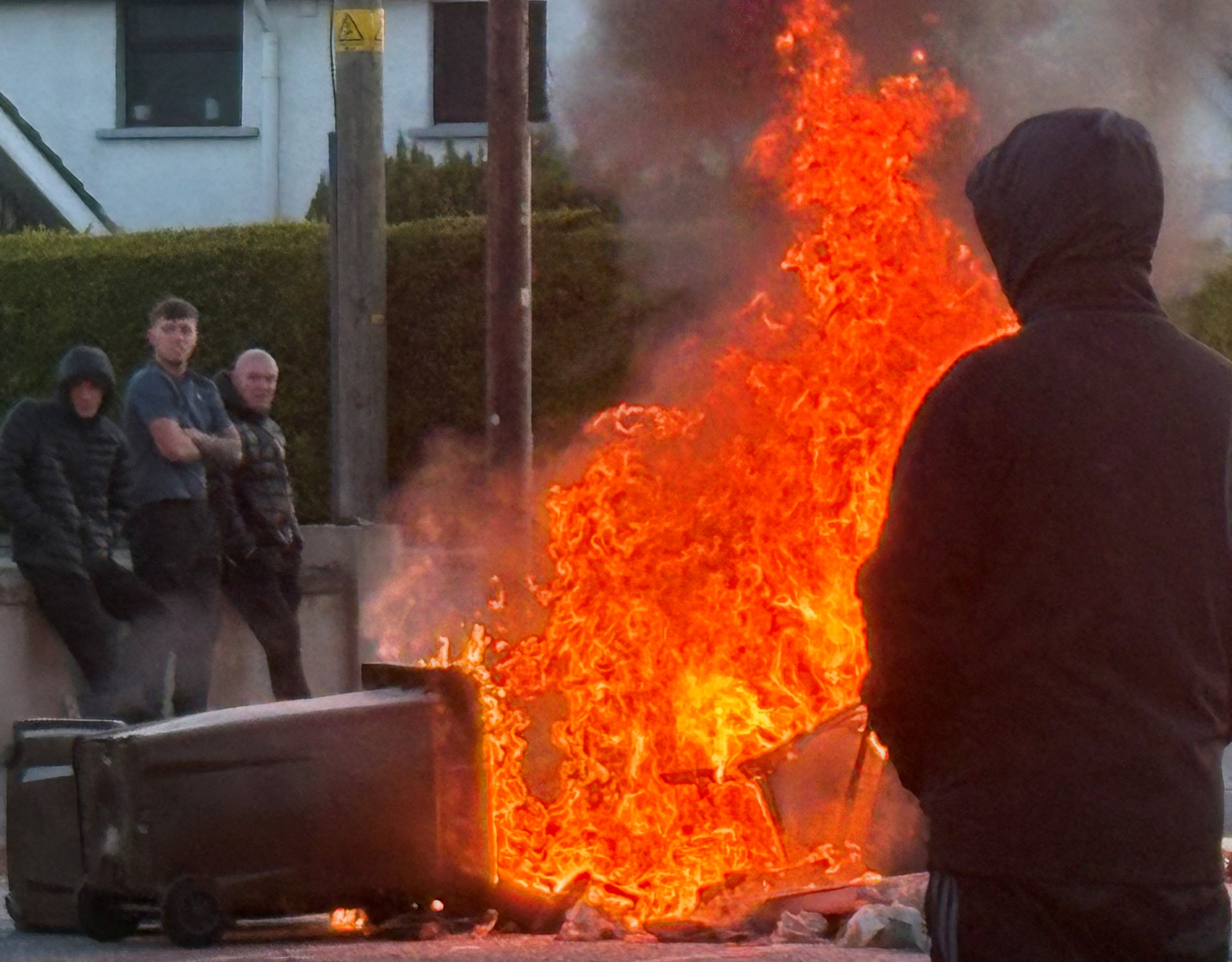 Belfast anti-immigrant protesters