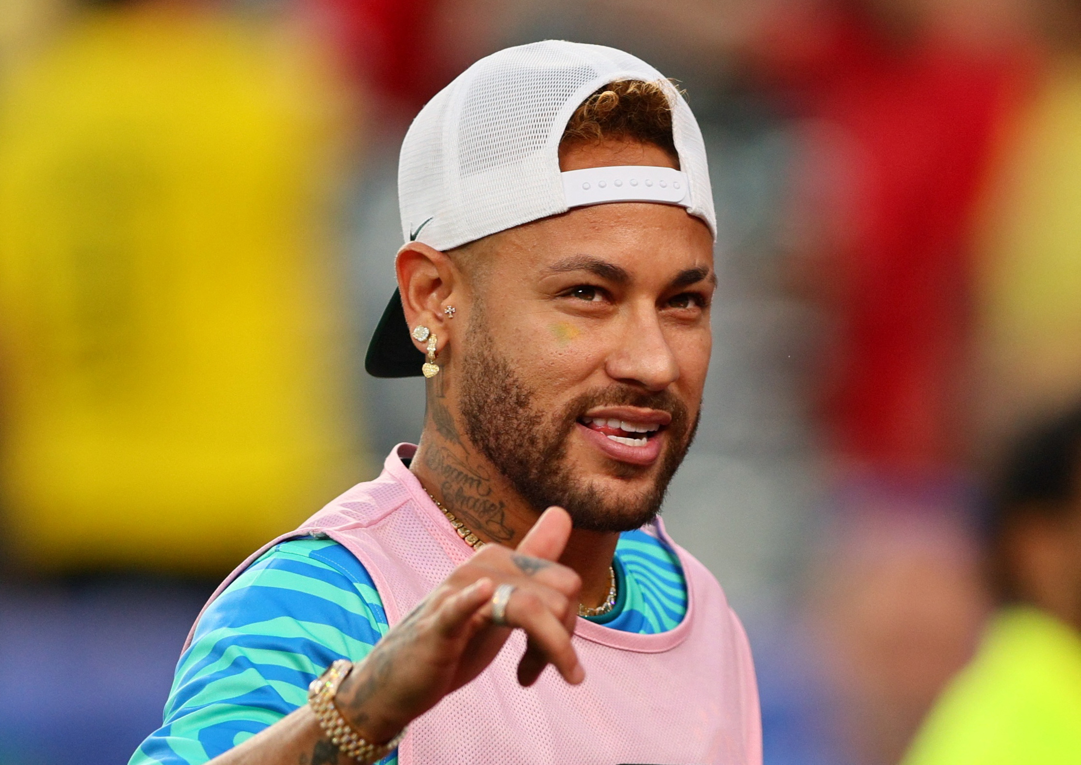 Neymar returns to training after missing Brazil’s opening two fixtures with an injury