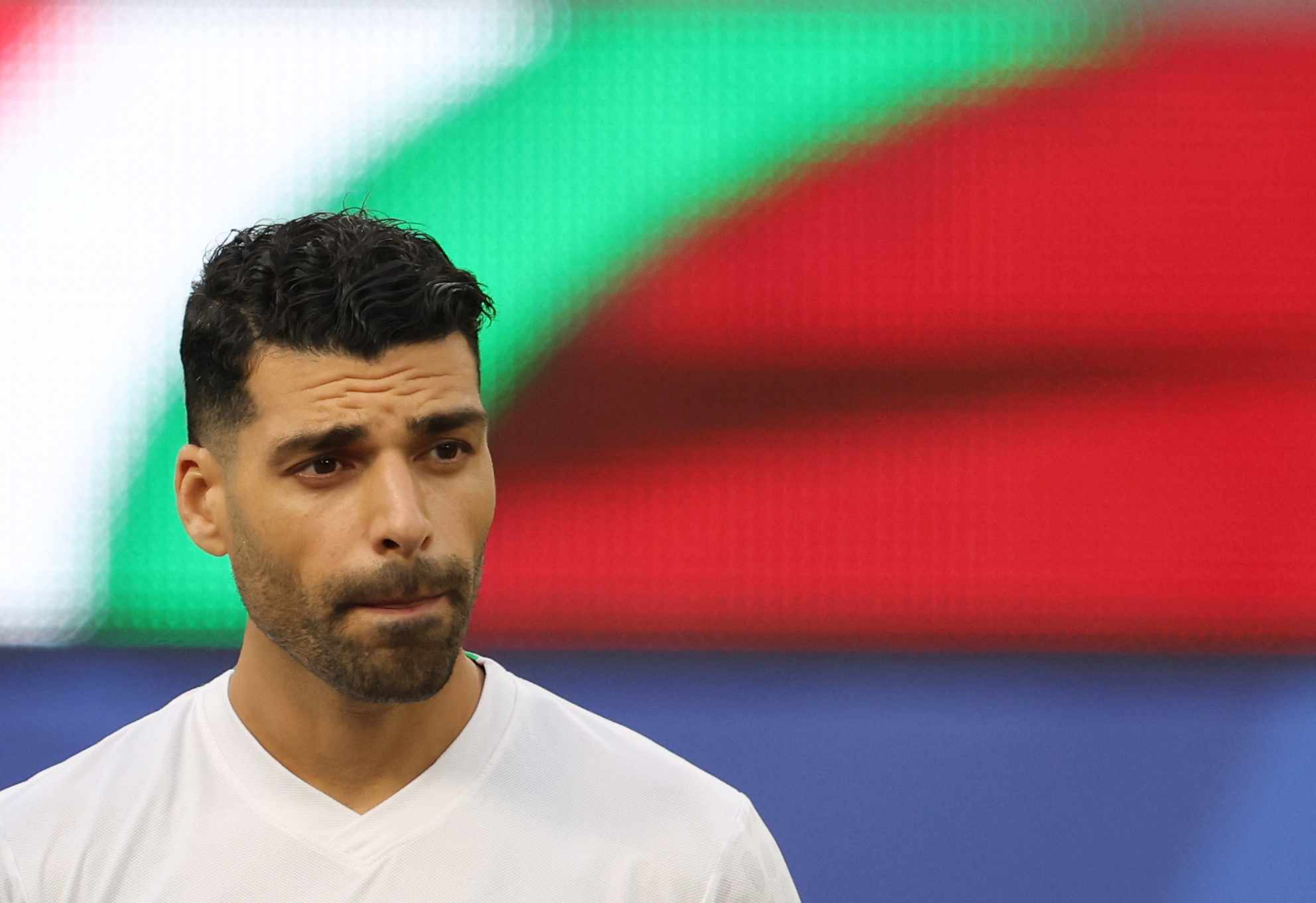 Soccer Football - FIFA World Cup 2026 - Group G - Iran v New Zealand - Los Angeles Stadium, Inglewood, California, U.S. - June 15, 2026 Iran's Mehdi Taremi before the match IMAGN IMAGES via Reuters/Kiyoshi Mio