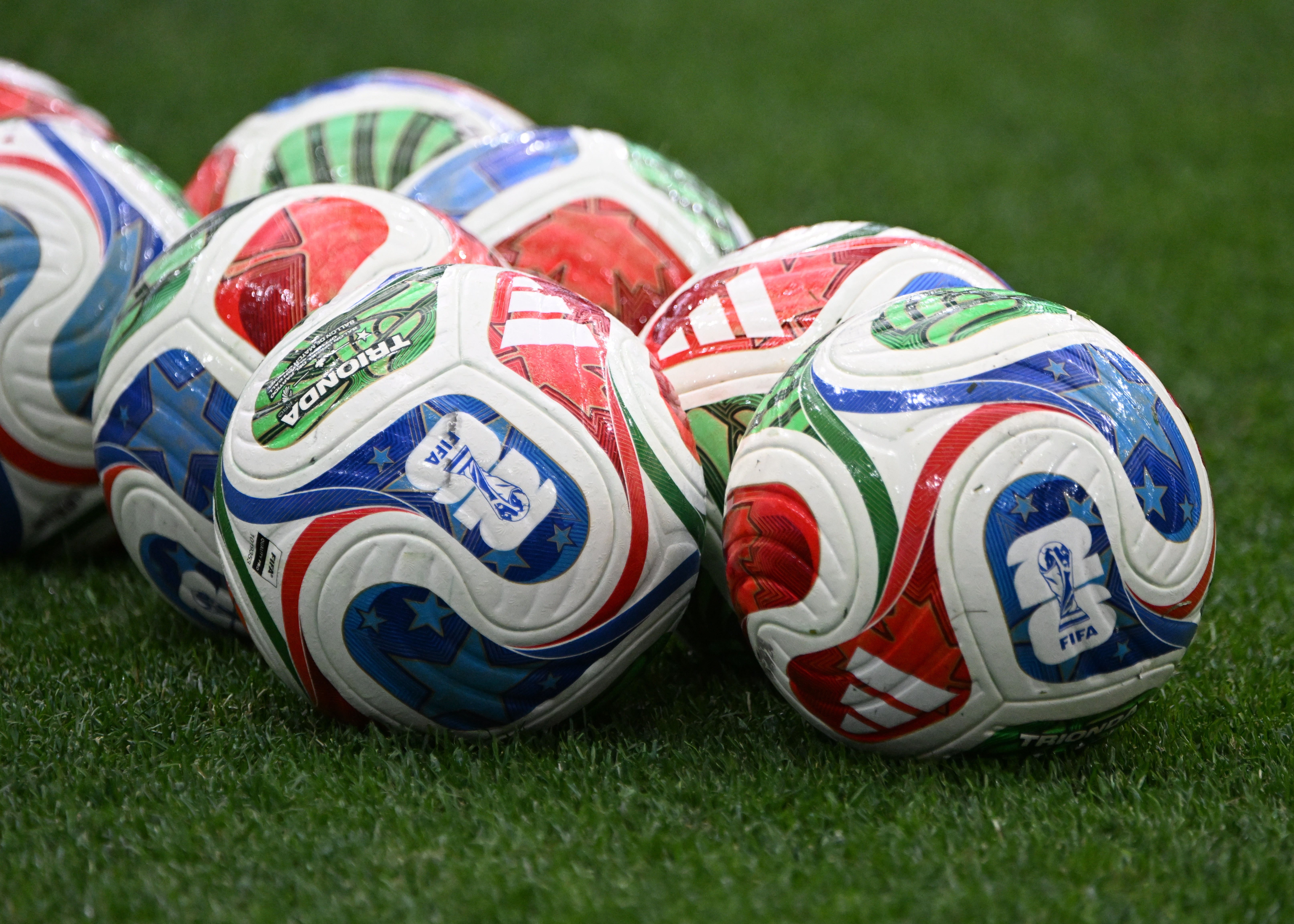 The Adidas Trionda ball used at the World Cup 2026.