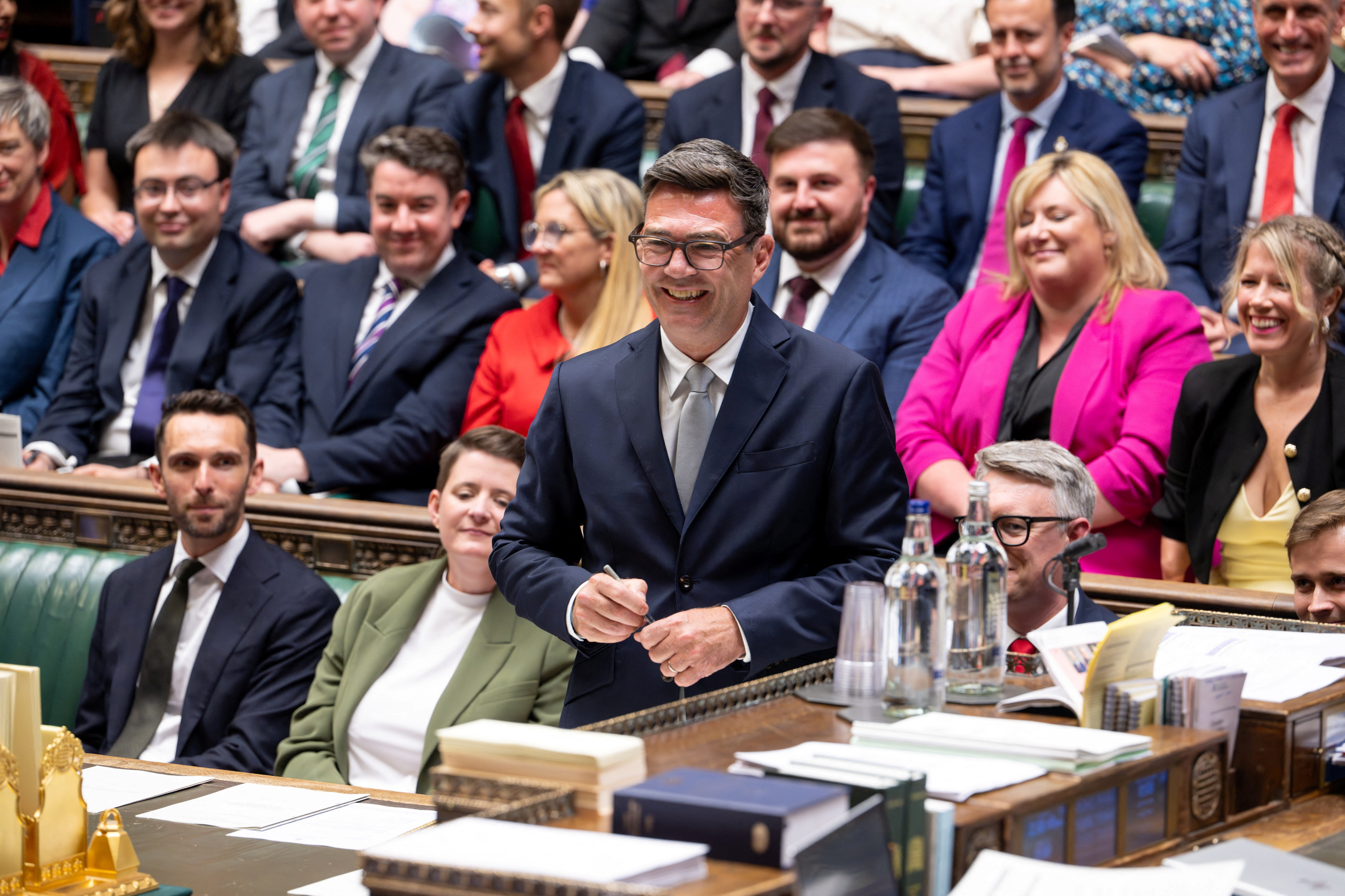 British new Member of Parliament (MP) for Makerfield, Andy Burnham
