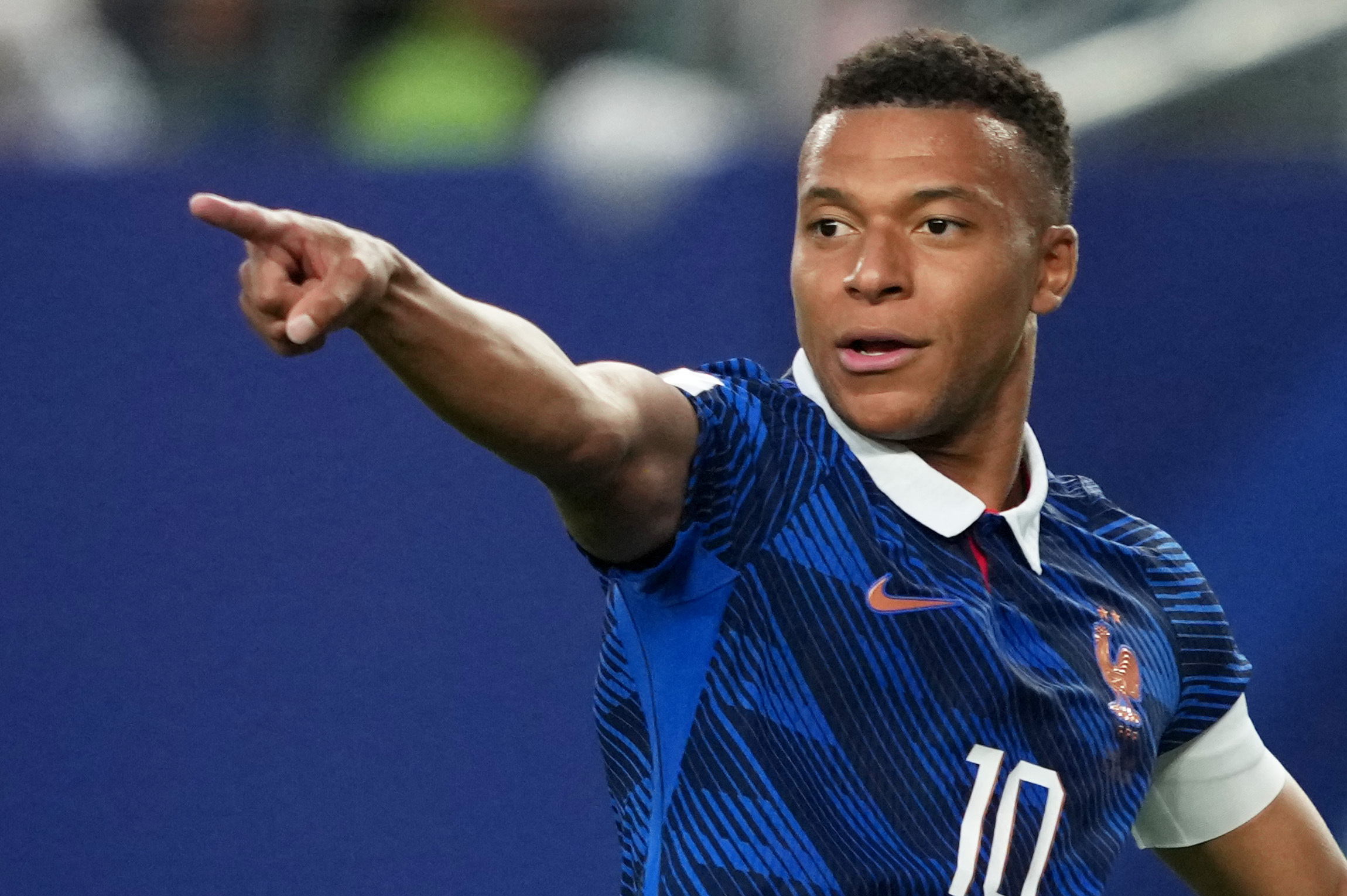 Kylian Mbappe scored his 16th World Cup goal in his 16th World Cup appearance against Iraq