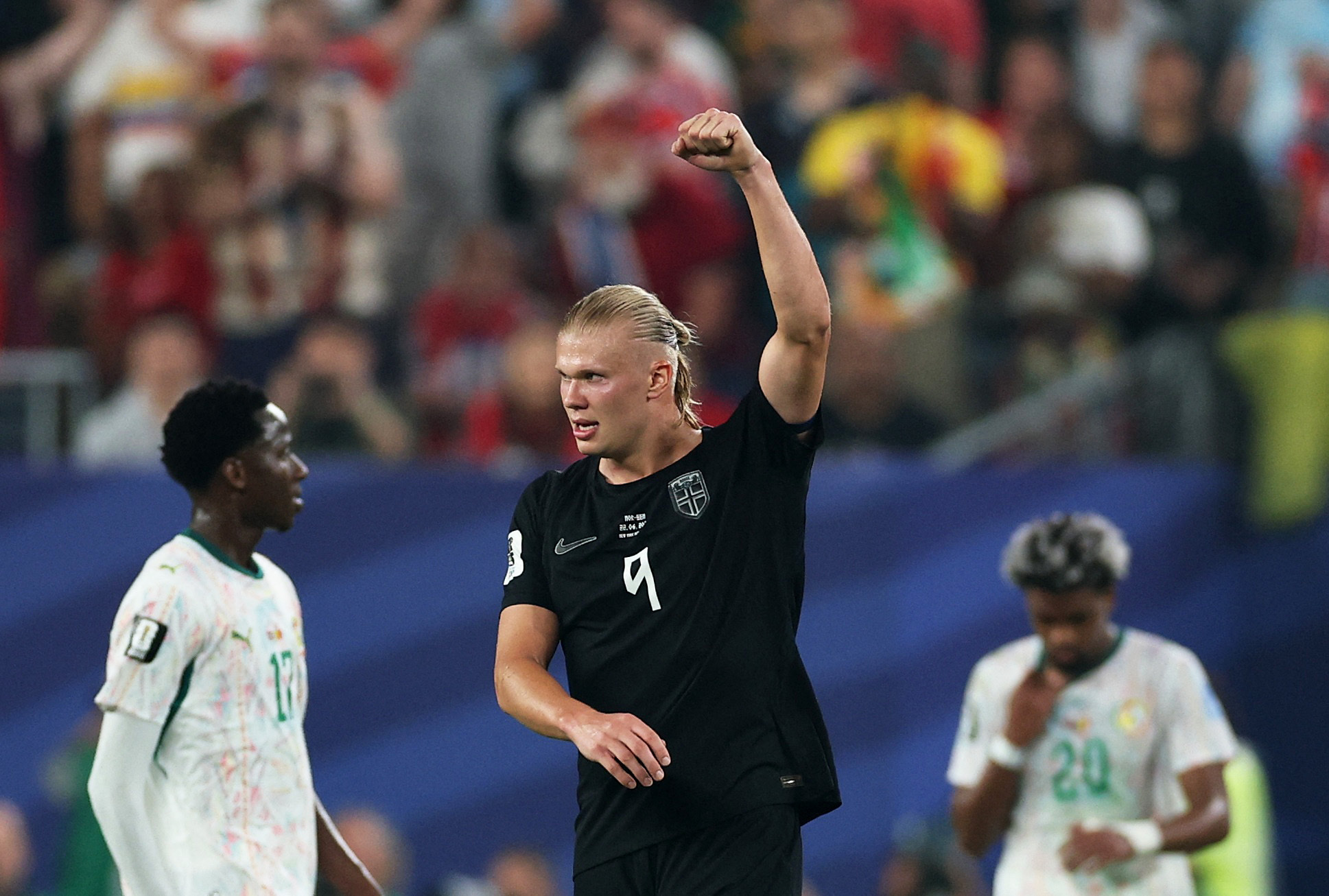 Erling Haaland has scored two goals in each of his first two World Cup appearances.