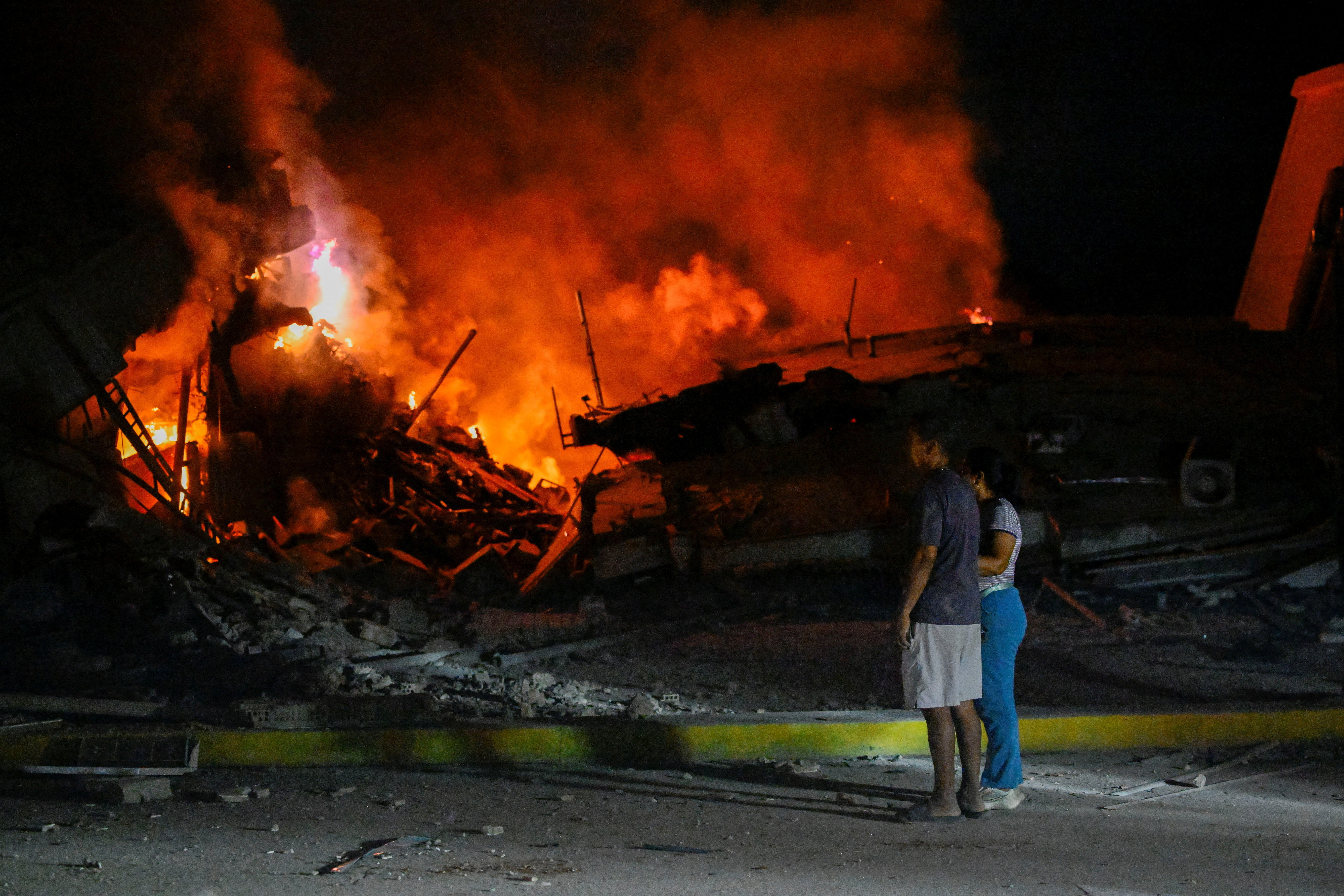 Aftermath of the twin earthquakes in Venezuela